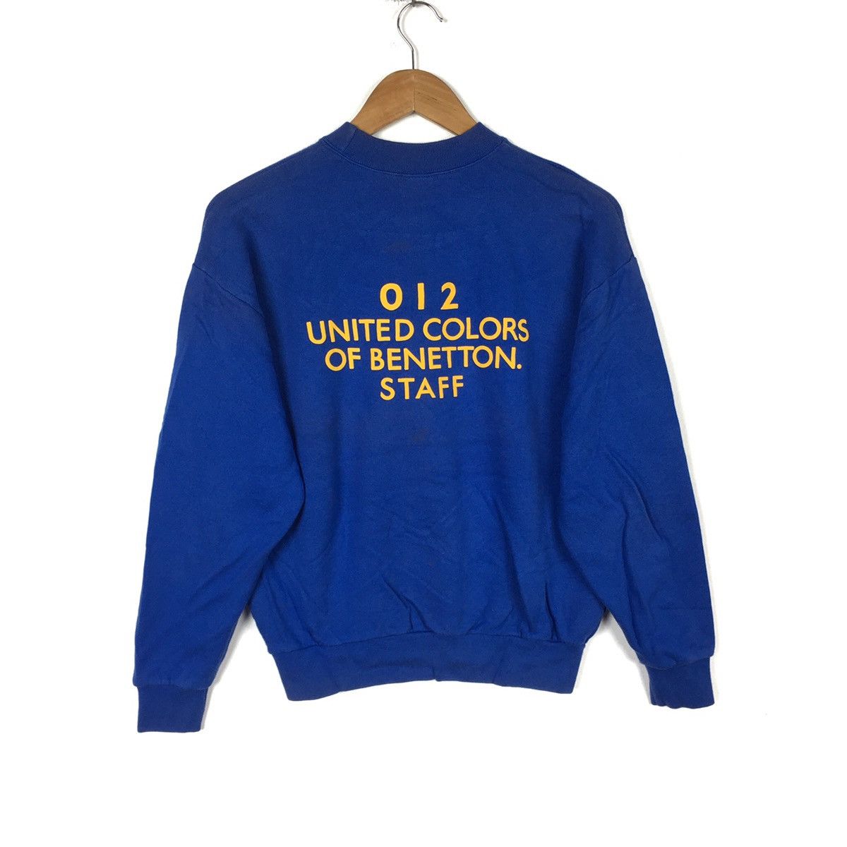 Benetton 012 BENETTON Italy Formula One F1 RacingTeam Blue Sweatshirt Size US L / EU 52-54 / 3 - 4 Thumbnail