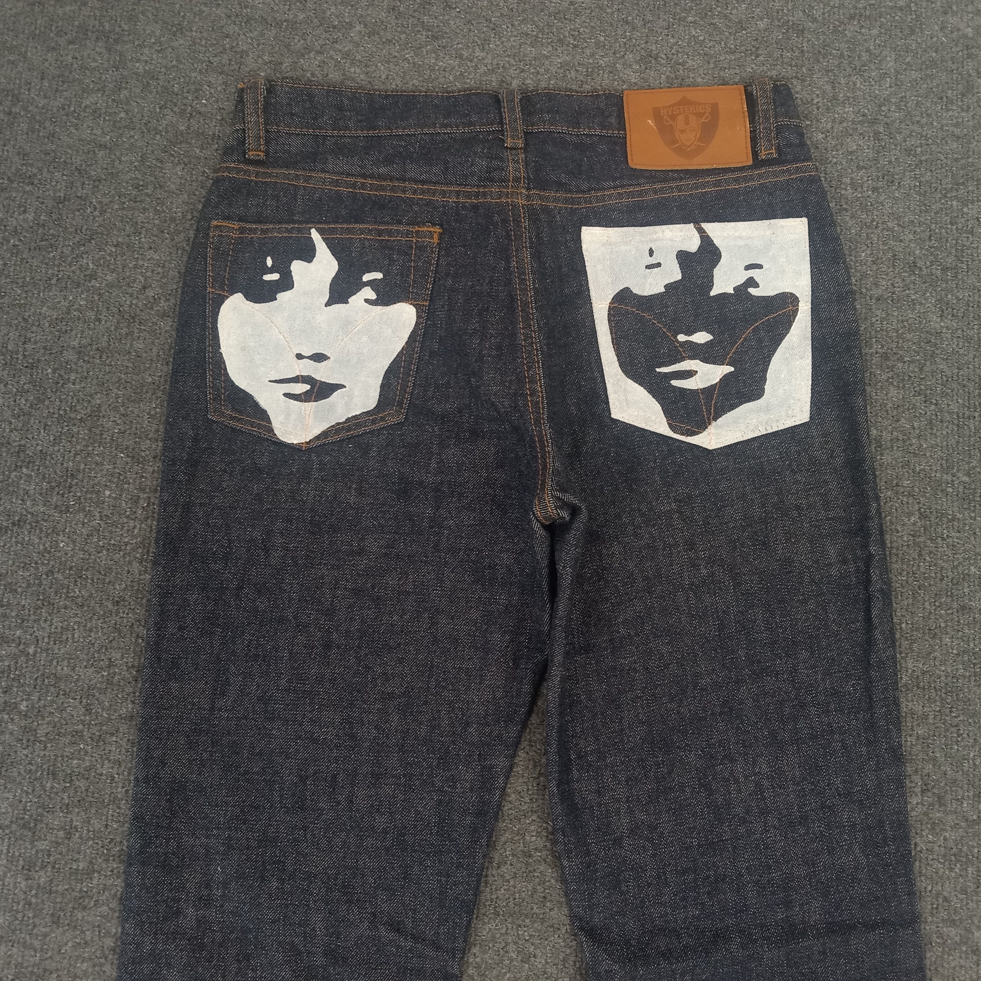 Hysteric Glamour Hysteric Glamour Custom Logo Design Denim Jeans Size US 29 - 2 Thumbnail
