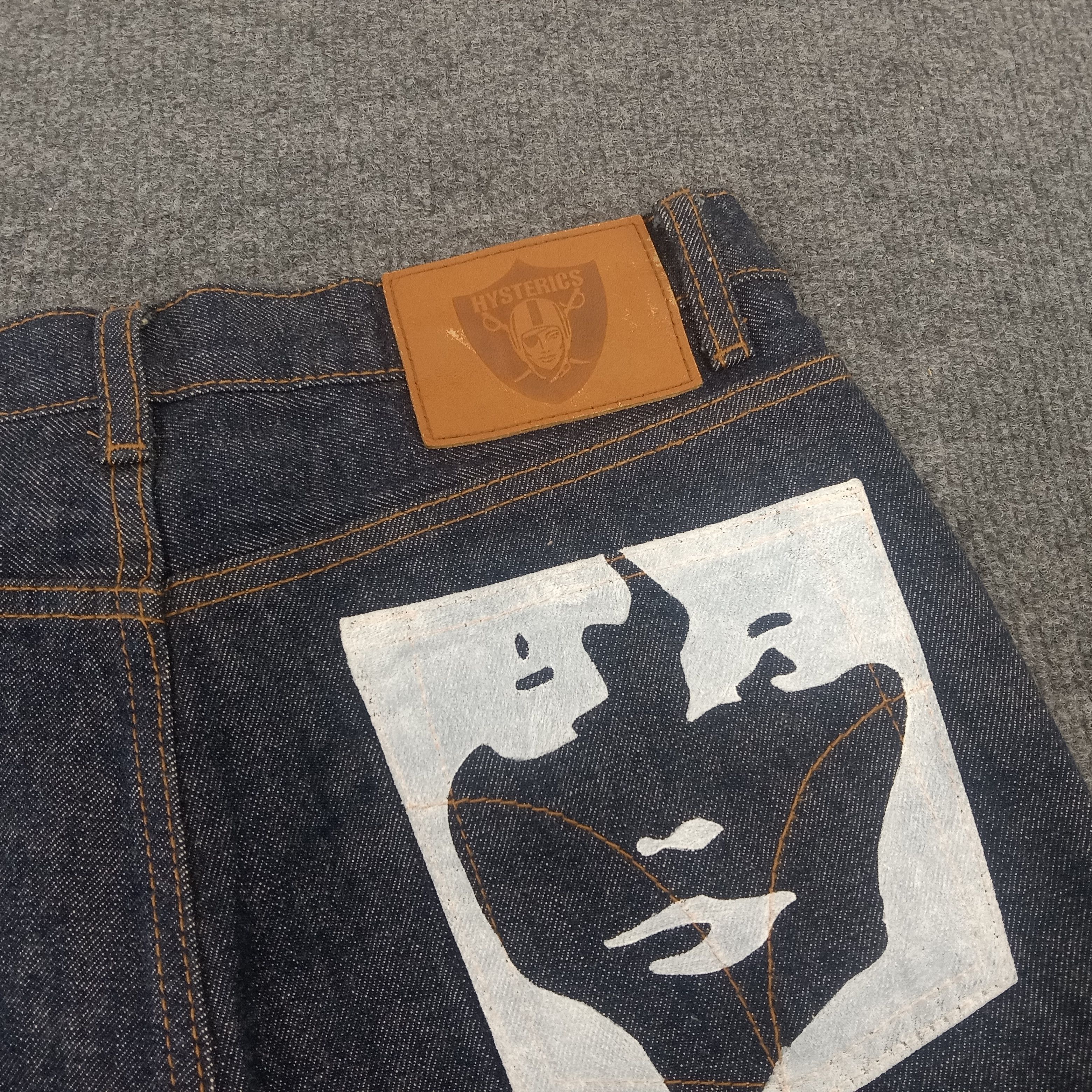 Hysteric Glamour Hysteric Glamour Custom Logo Design Denim Jeans Size US 29 - 14 Thumbnail