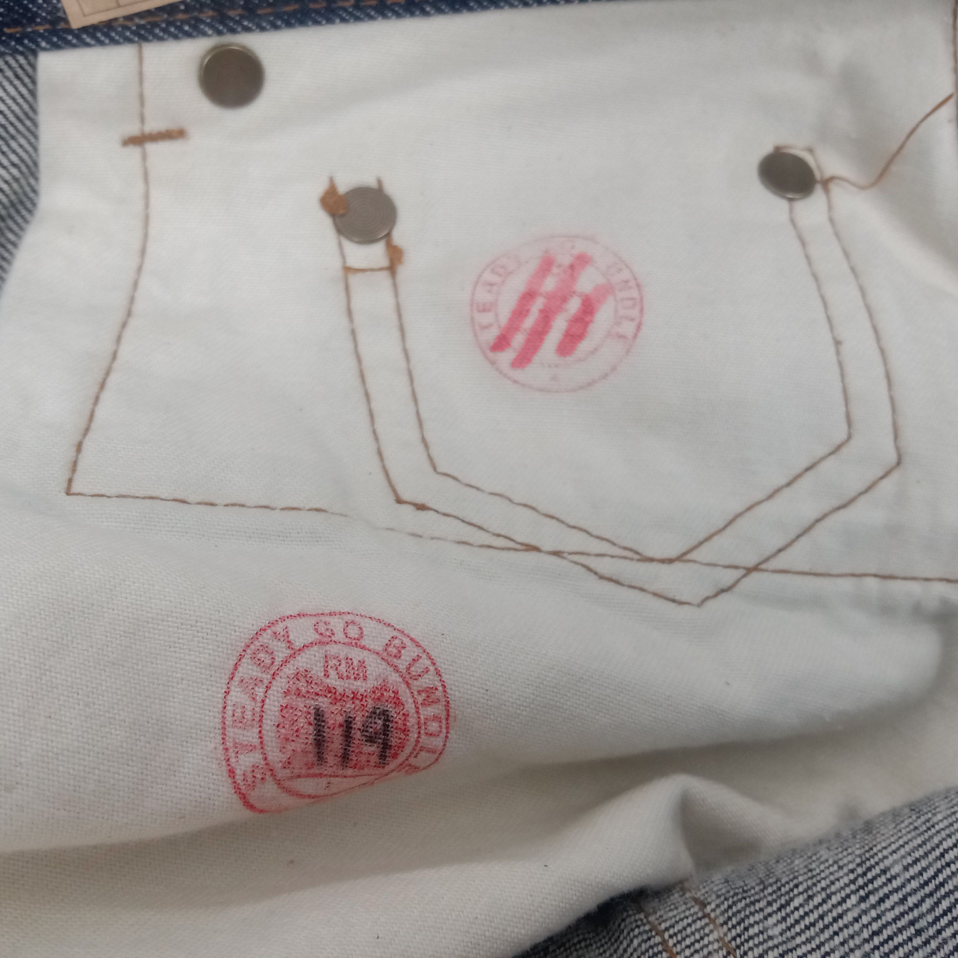Hysteric Glamour Hysteric Glamour Custom Logo Design Denim Jeans Size US 29 - 11 Thumbnail