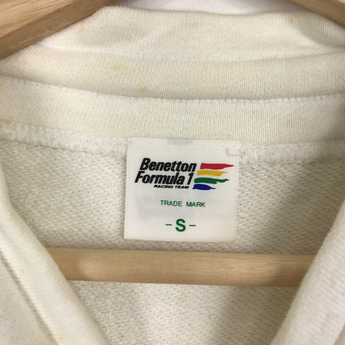 Benetton Vintage 90s BENETTON FORMULA ONE F1 Racing Team Sweatshirt Size US S / EU 44-46 / 1 - 4 Thumbnail