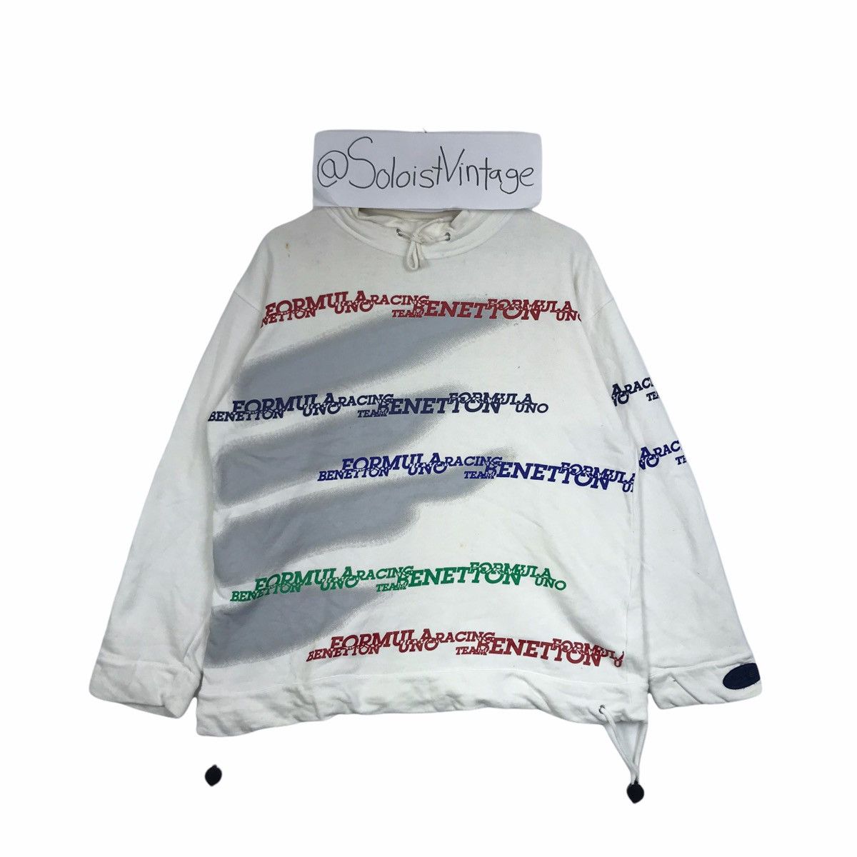 Benetton Vintage 90s BENETTON FORMULA ONE F1 Racing Team Sweatshirt Size US S / EU 44-46 / 1 - 1 Thumbnail