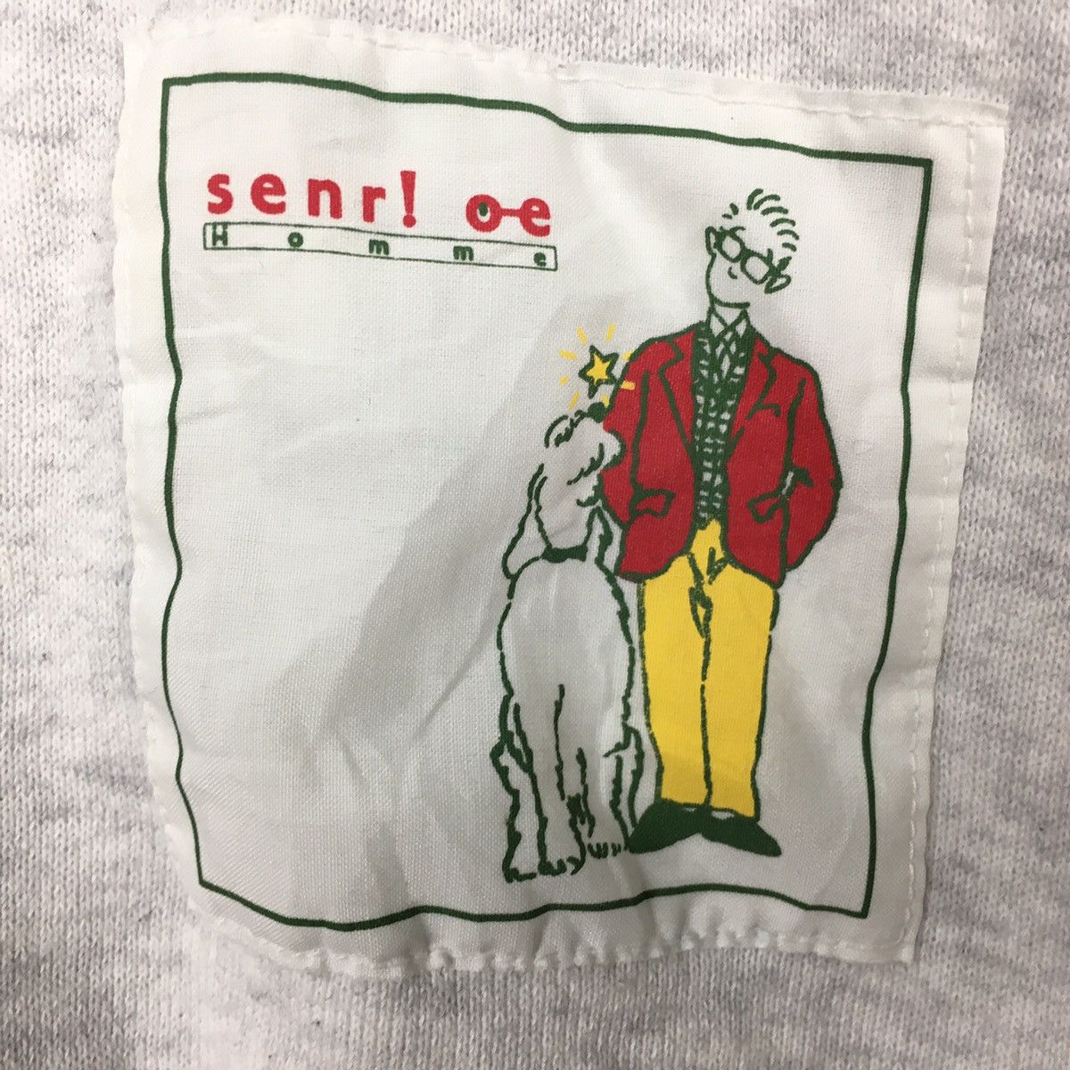 Japanese Brand Vintage SENRI OE HOMME Japanese Brand Embroidered Sweatshirt Size US L / EU 52-54 / 3 - 3 Thumbnail