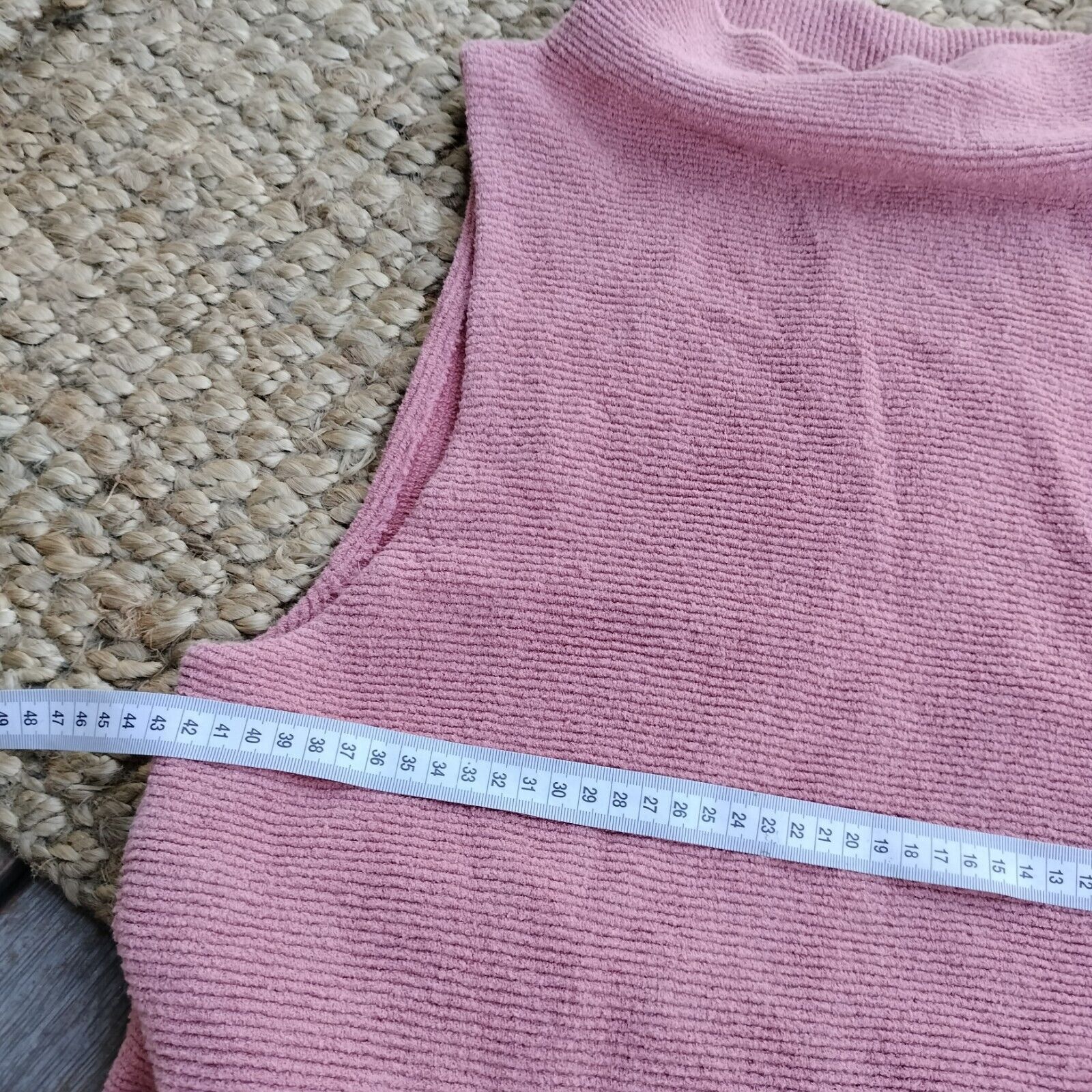 Designer × Free People Free People Vest Tunic Chunky Knit Mock Neck Ribbed Winter Size XS / US 0-2 / IT 36-38 - 10 Thumbnail
