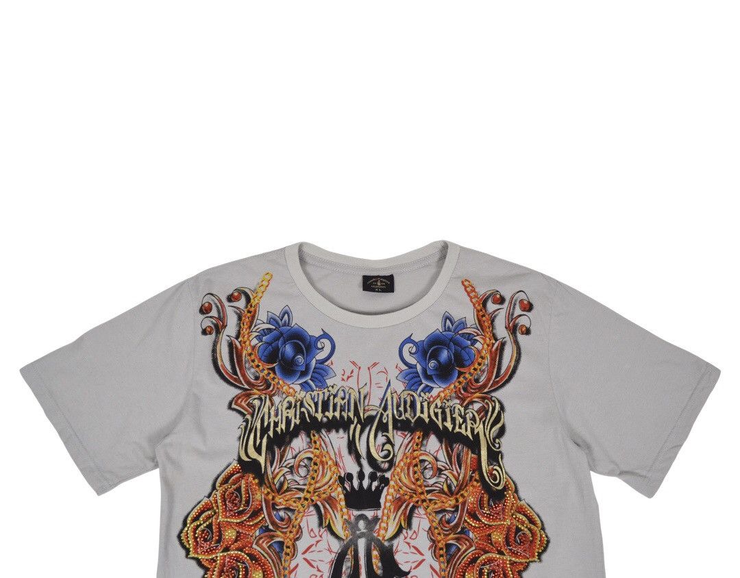 Christian Audigier Christian Audigier Full Logo T-Shirt rn119418 Size US XL / EU 56 / 4 - 2 Thumbnail