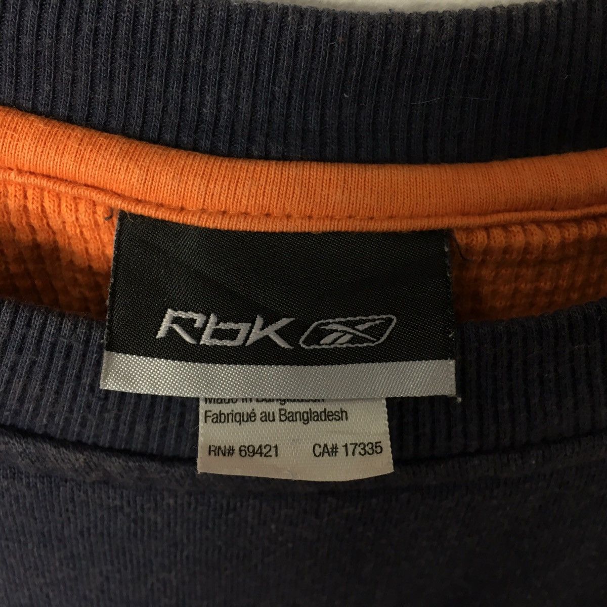 Reebok REEBOK SPORT RUGBY #79 Rbk Sportswear Blue Sweatshirt Size US L / EU 52-54 / 3 - 3 Thumbnail