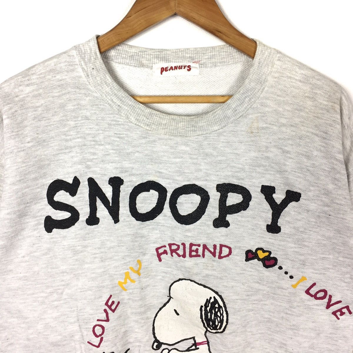 Peanuts SNOOPY PEANUTS Schulz Disney Movie Grey Sweatshirt Size US L / EU 52-54 / 3 - 2 Thumbnail
