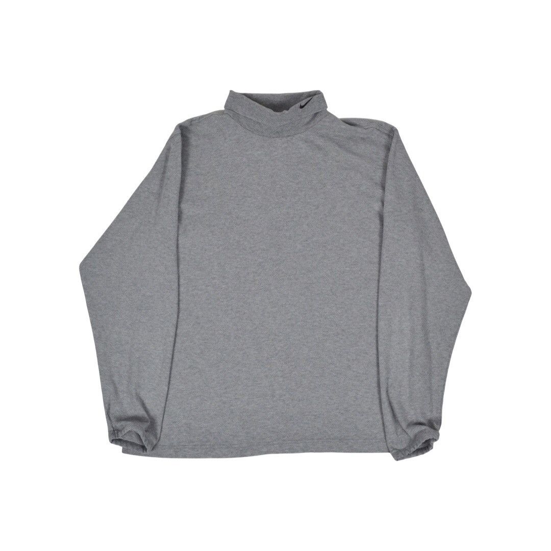 Nike × Vintage Vintage Nike Turtleneck sweater with swoosh Size US S / EU 44-46 / 1 - 1 Thumbnail