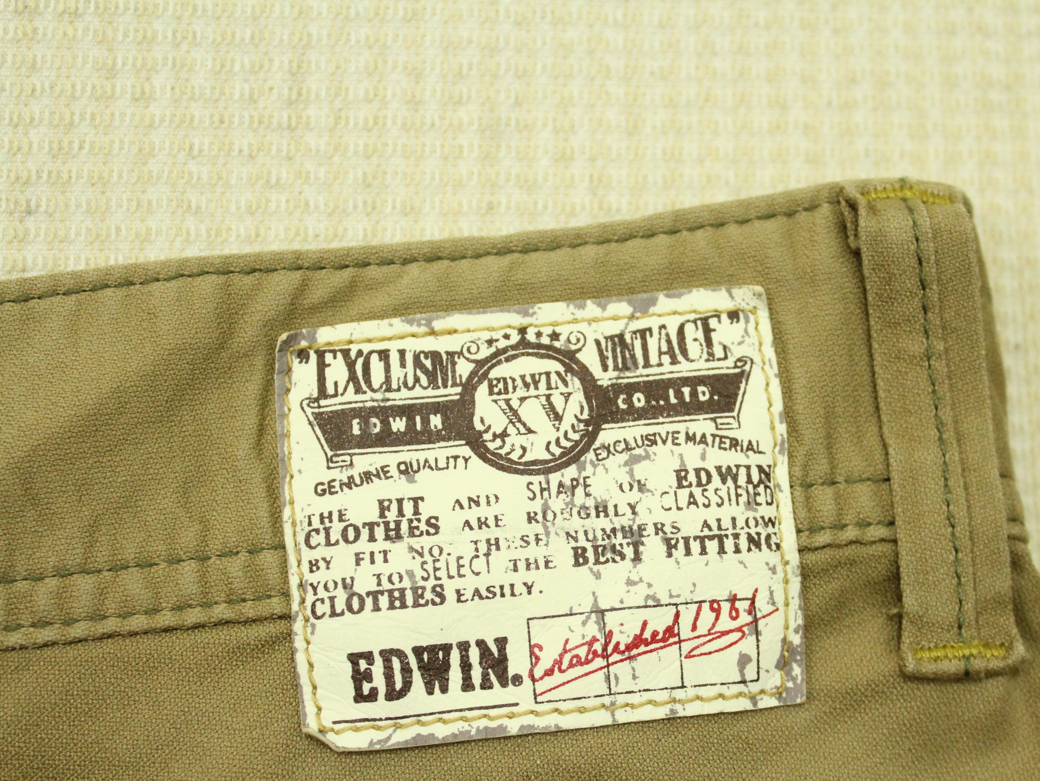 Edwin × Japanese Brand EDWIN Pants Cargos Utility Front Pockets Pants Stretchy Size US 34 / EU 50 - 19 Thumbnail
