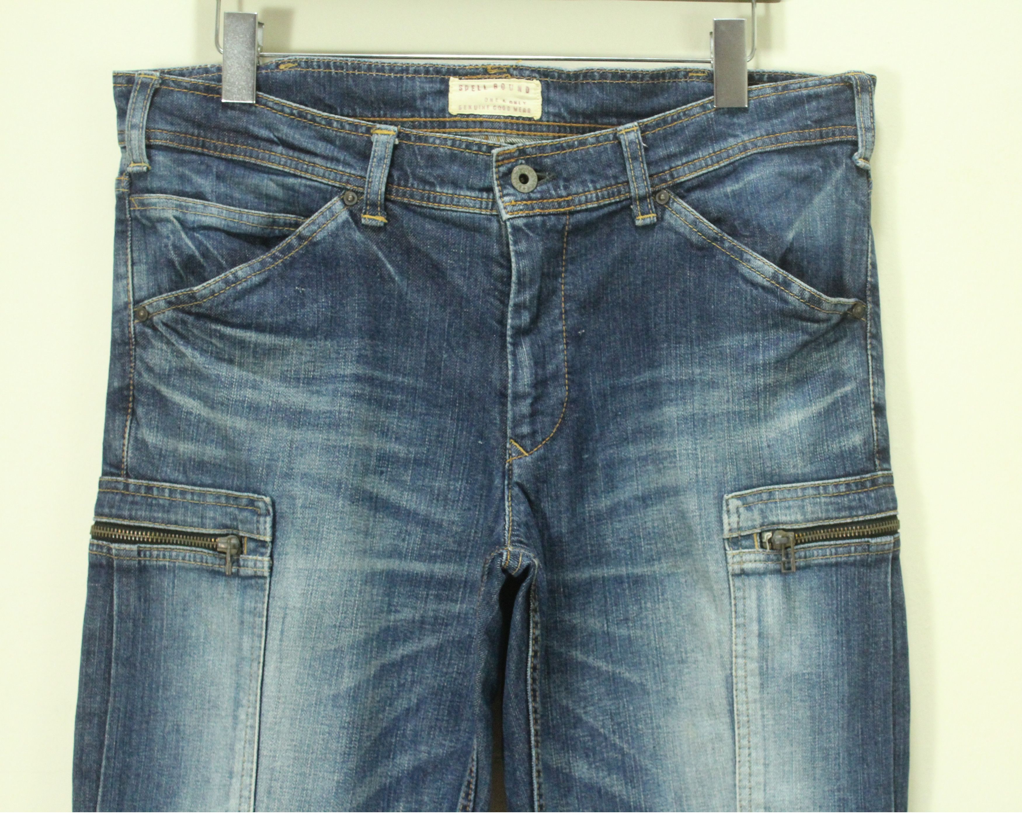 Hysteric Glamour × Spellbound × Tornado Mart Utility Denim Side Pocket Pants Stretchy Denim SPELLBOUND Size US 34 / EU 50 - 2 Thumbnail