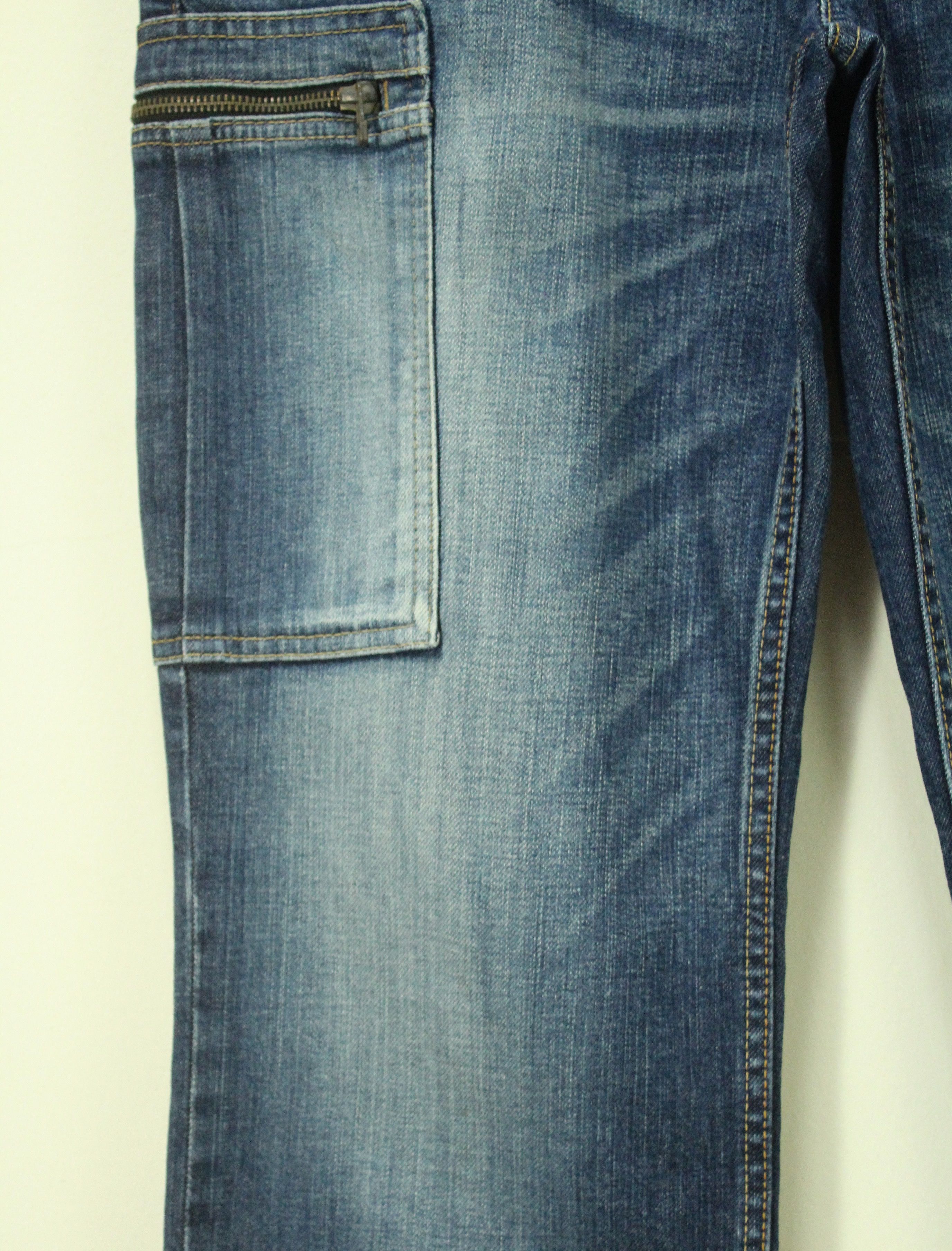 Hysteric Glamour × Spellbound × Tornado Mart Utility Denim Side Pocket Pants Stretchy Denim SPELLBOUND Size US 34 / EU 50 - 4 Thumbnail
