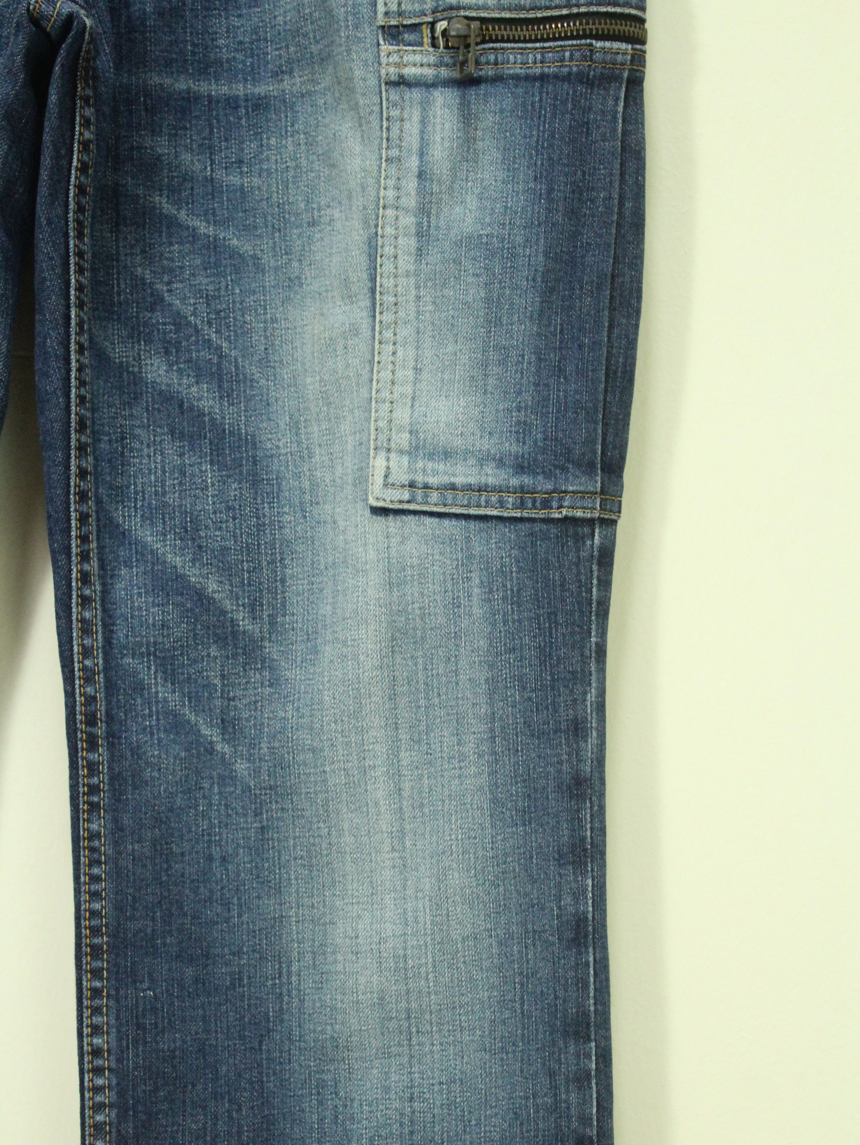 Hysteric Glamour × Spellbound × Tornado Mart Utility Denim Side Pocket Pants Stretchy Denim SPELLBOUND Size US 34 / EU 50 - 3 Thumbnail