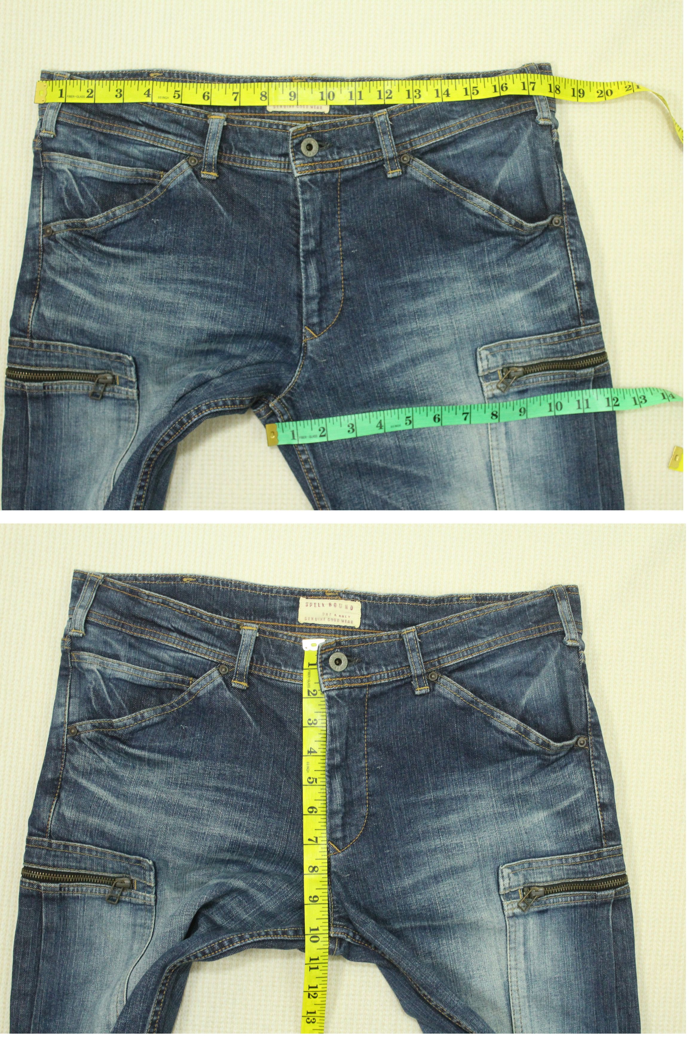 Hysteric Glamour × Spellbound × Tornado Mart Utility Denim Side Pocket Pants Stretchy Denim SPELLBOUND Size US 34 / EU 50 - 13 Thumbnail