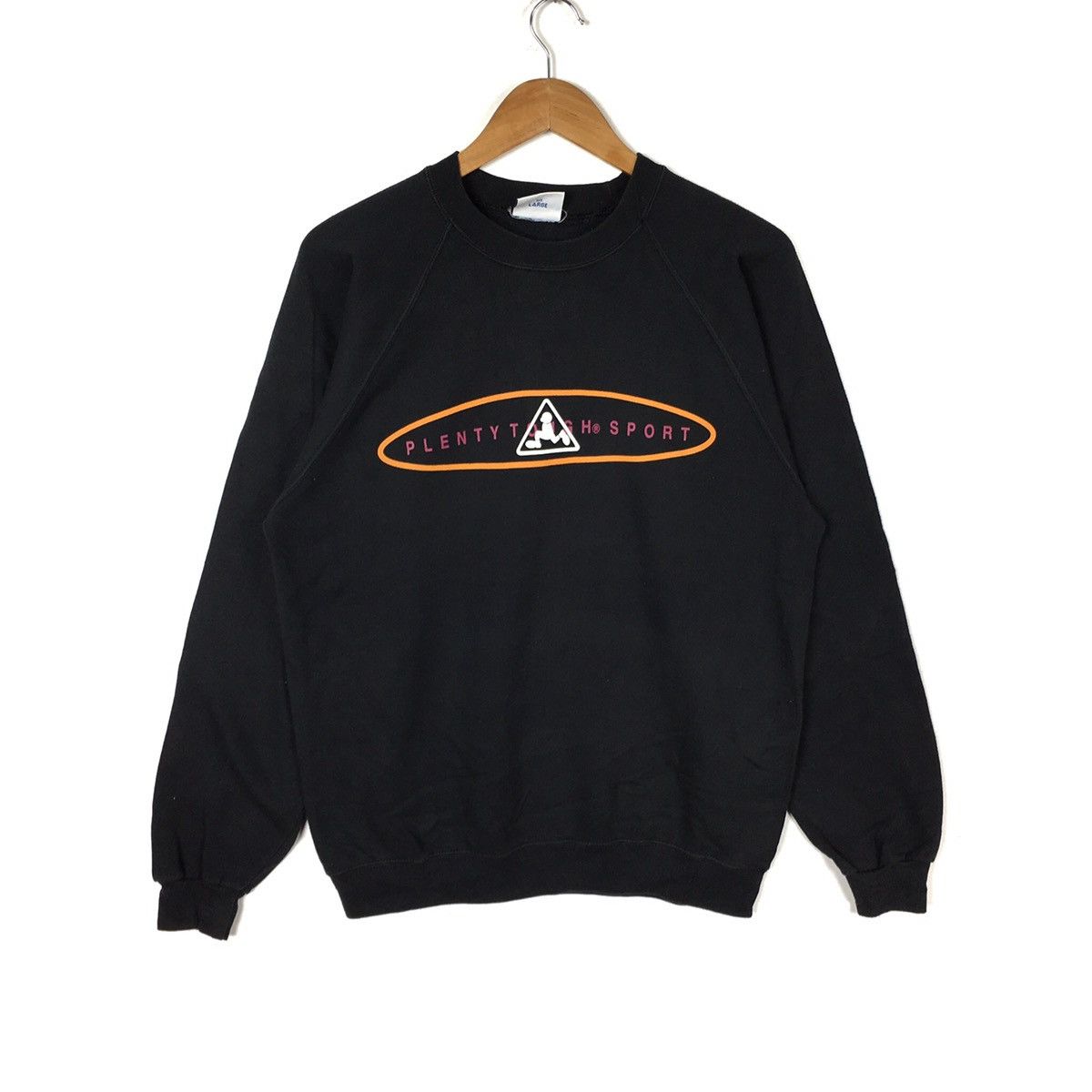 Vintage Vintage PLENTY TOUGH SPORT PtsUsa SPORTSWEAR BlackSweatshirt Size US L / EU 52-54 / 3 - 1 Thumbnail