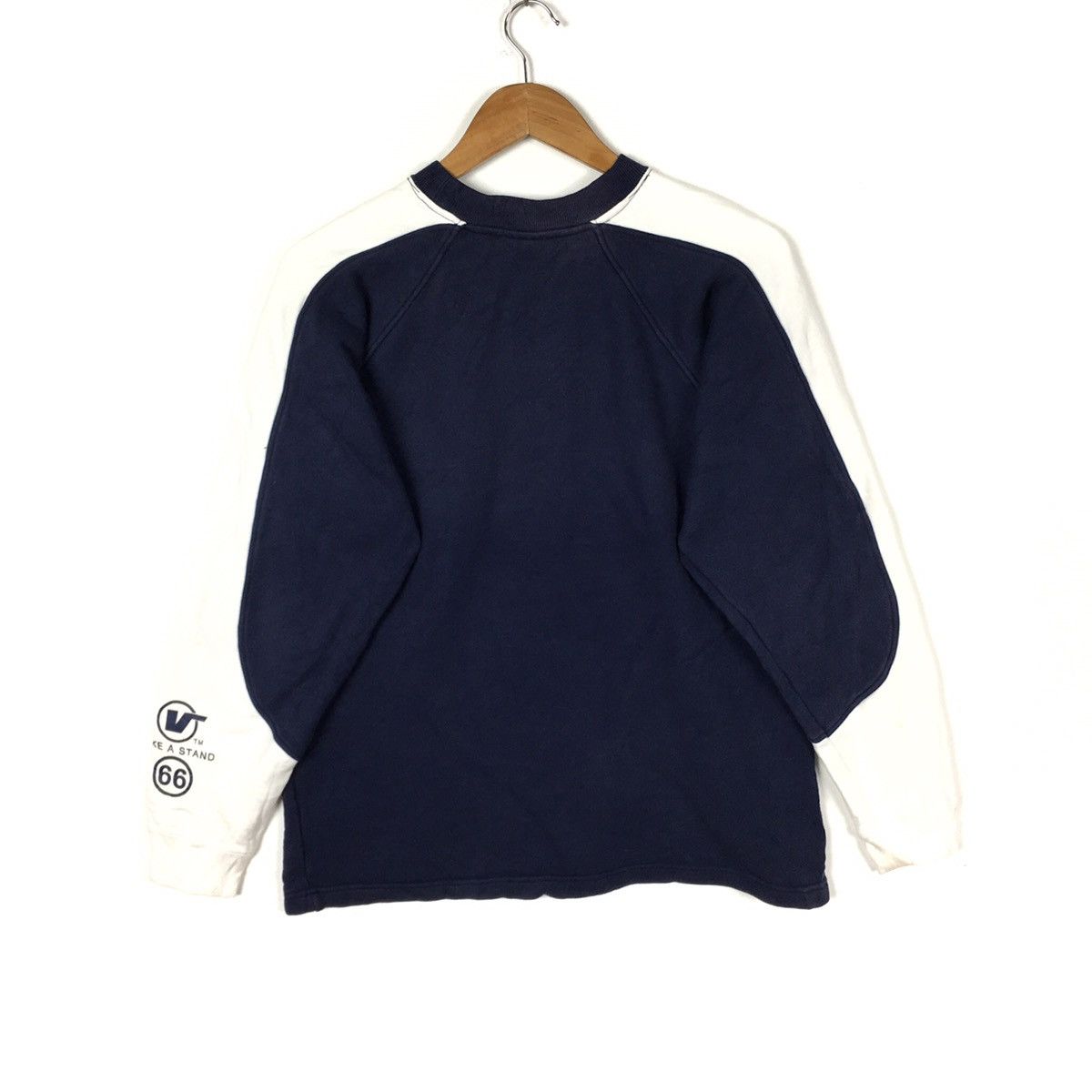 Vans Vintage 90s VANS SKATE USA Skateboard Skater Blue Sweatshirt Size US M / EU 48-50 / 2 - 4 Thumbnail