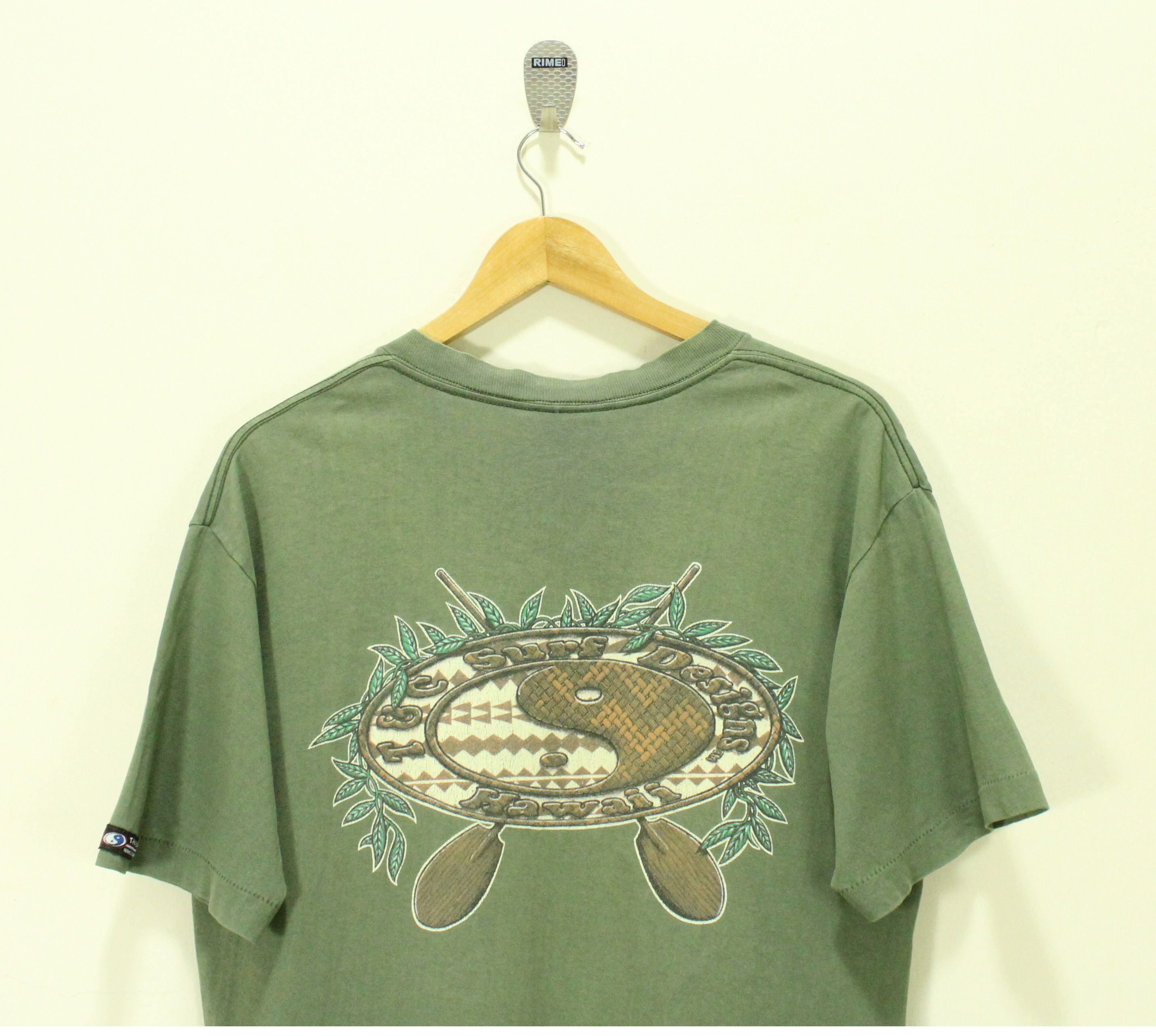 Vintage Vintage 90s T&C SURF DESIGNS T Shirt Faded Distressed Size US L / EU 52-54 / 3 - 2 Thumbnail