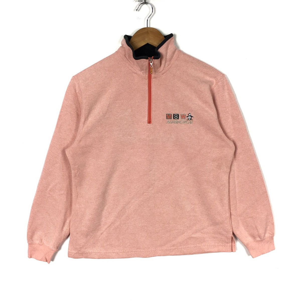 Vintage GRANDSLAM MUNSINGWEAR Sportswear Pink Sweatshirt Size US M / EU 48-50 / 2 - 2 Thumbnail