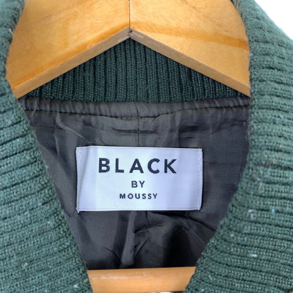 MOUSSY Vintage 90s BLACK By MOUSSY Japanese Brand Snap Button Wool Size US M / EU 48-50 / 2 - 3 Thumbnail