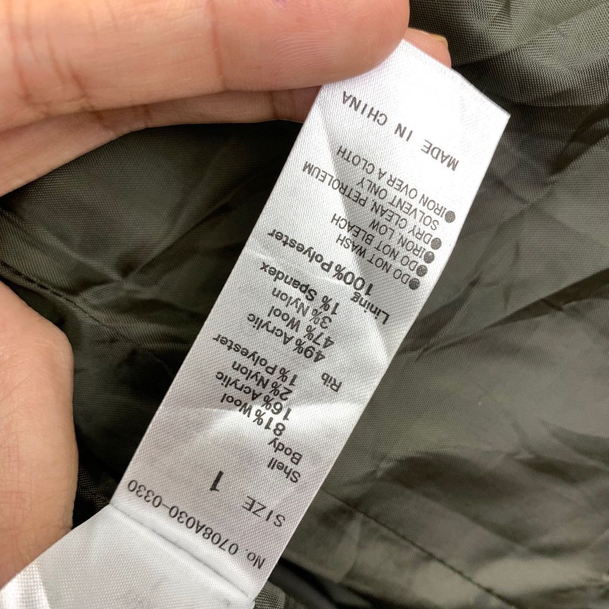 MOUSSY Vintage 90s BLACK By MOUSSY Japanese Brand Snap Button Wool Size US M / EU 48-50 / 2 - 9 Thumbnail