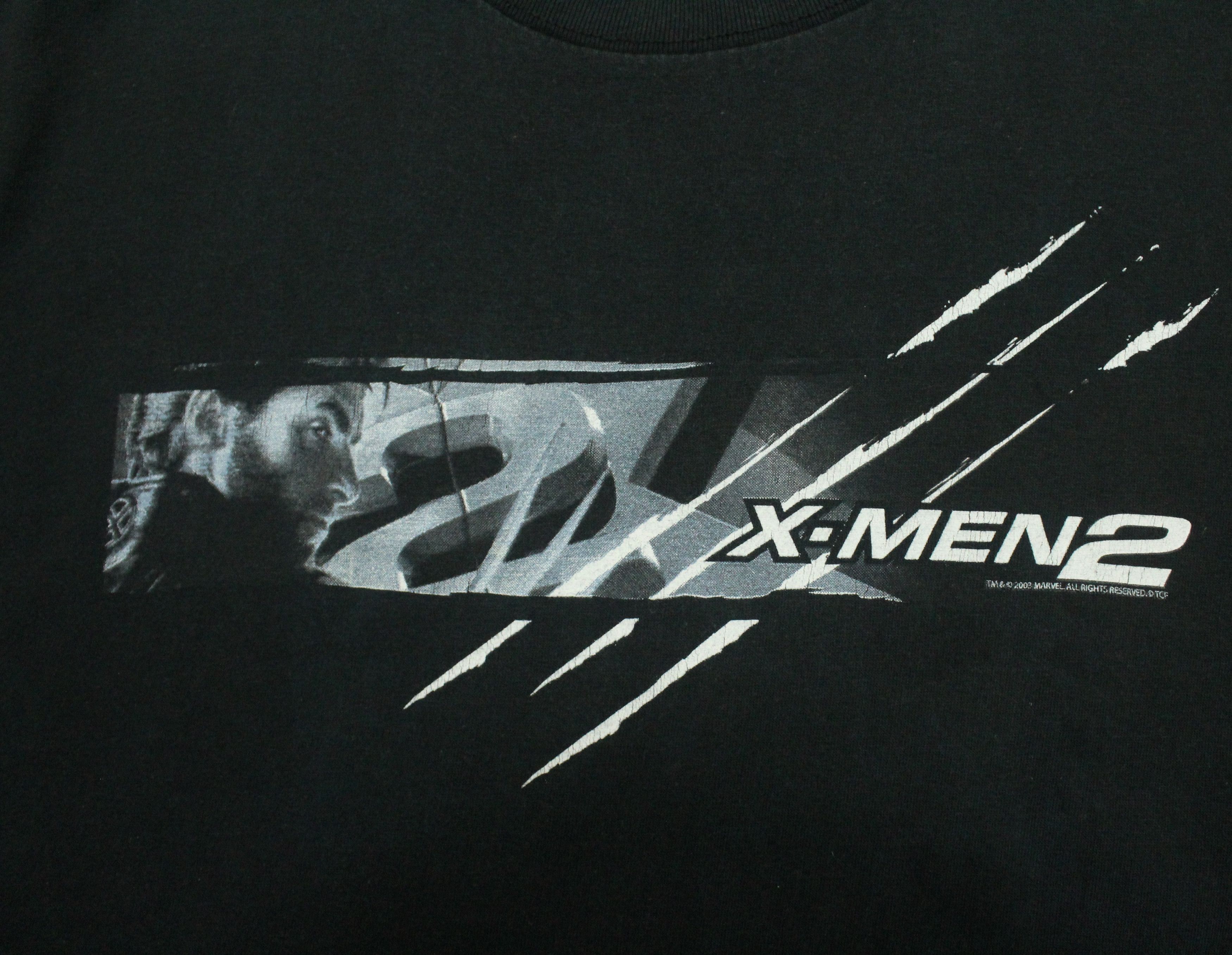 Vintage X-MEN Shirt Vintage X-MEN 2 T Shirt Movie Comic Shirt Size US L / EU 52-54 / 3 - 6 Thumbnail