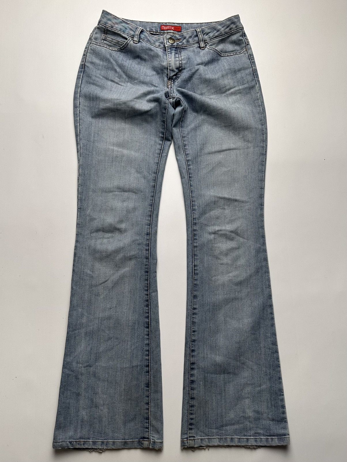 Retro Gradient Flared Jeans