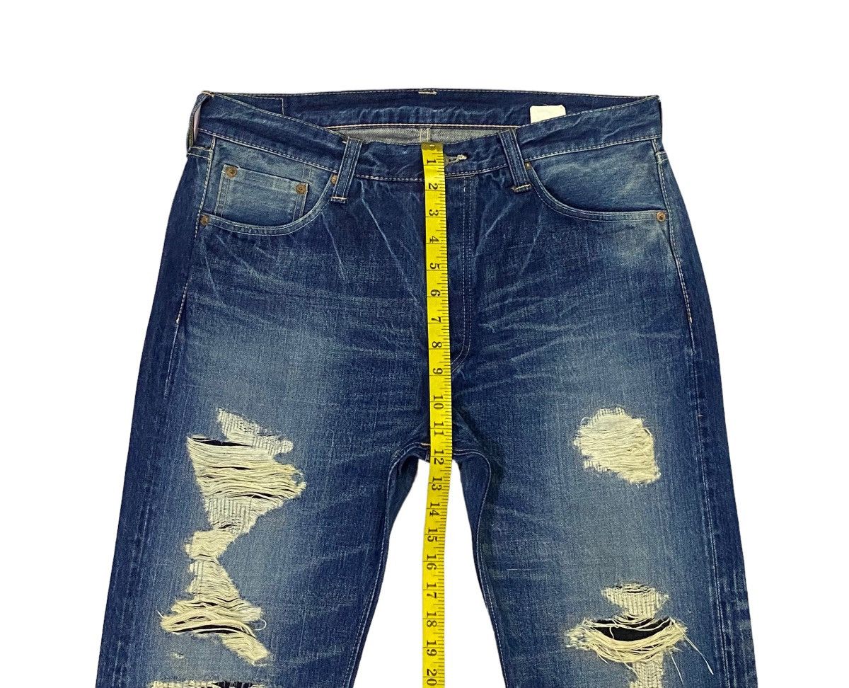 Sugar Cane × Toyo Enterprises Vintage Suger Cane Ripped Distressed Denim Pants Size US 34 / EU 50 - 5 Thumbnail