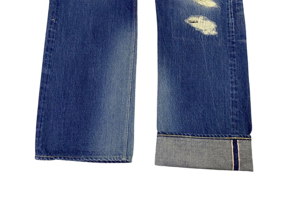 Sugar Cane × Toyo Enterprises Vintage Suger Cane Ripped Distressed Denim Pants Size US 34 / EU 50 - 19 Thumbnail