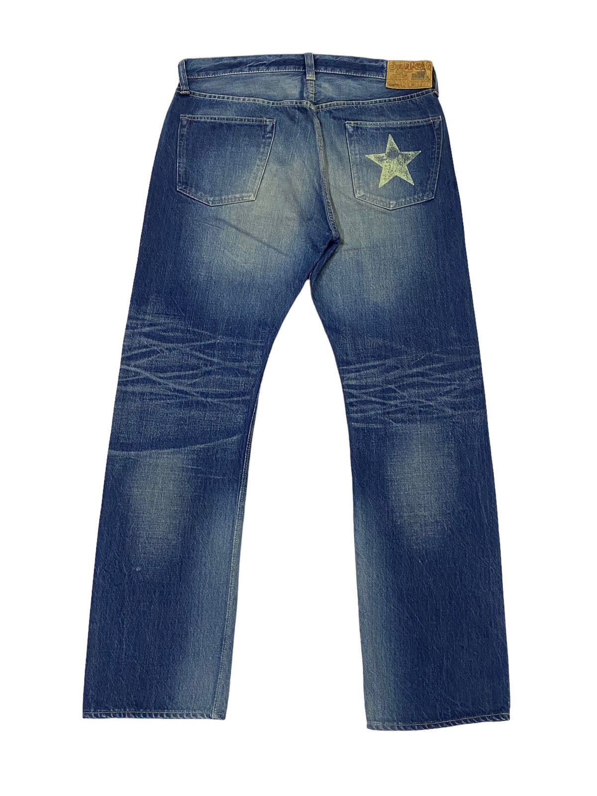 Sugar Cane × Toyo Enterprises Vintage Suger Cane Ripped Distressed Denim Pants Size US 34 / EU 50 - 3 Thumbnail