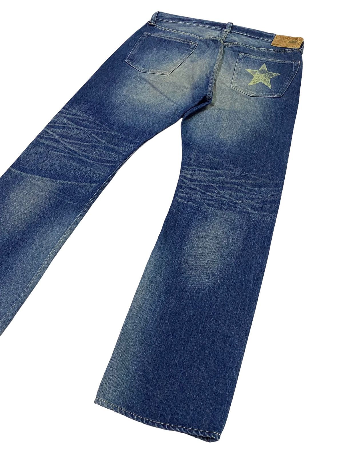 Sugar Cane × Toyo Enterprises Vintage Suger Cane Ripped Distressed Denim Pants Size US 34 / EU 50 - 22 Thumbnail