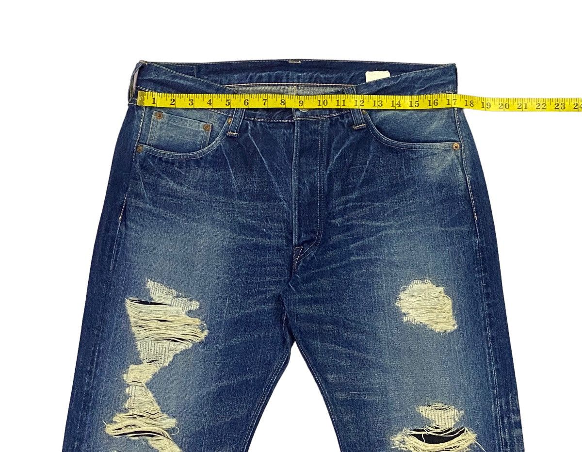Sugar Cane × Toyo Enterprises Vintage Suger Cane Ripped Distressed Denim Pants Size US 34 / EU 50 - 4 Thumbnail