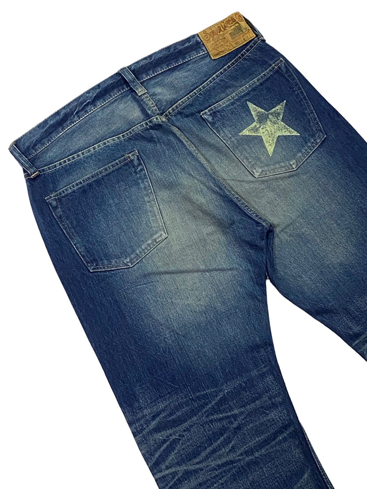 Sugar Cane × Toyo Enterprises Vintage Suger Cane Ripped Distressed Denim Pants Size US 34 / EU 50 - 16 Thumbnail