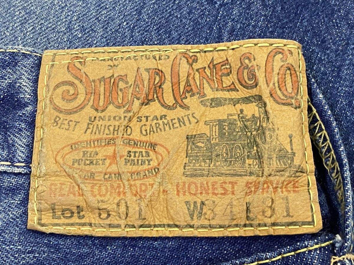 Sugar Cane × Toyo Enterprises Vintage Suger Cane Ripped Distressed Denim Pants Size US 34 / EU 50 - 12 Thumbnail