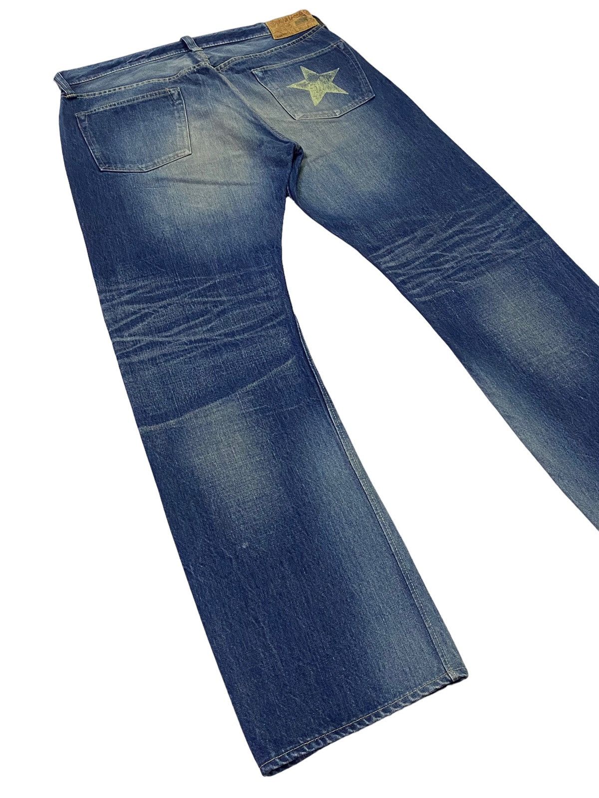 Sugar Cane × Toyo Enterprises Vintage Suger Cane Ripped Distressed Denim Pants Size US 34 / EU 50 - 20 Thumbnail