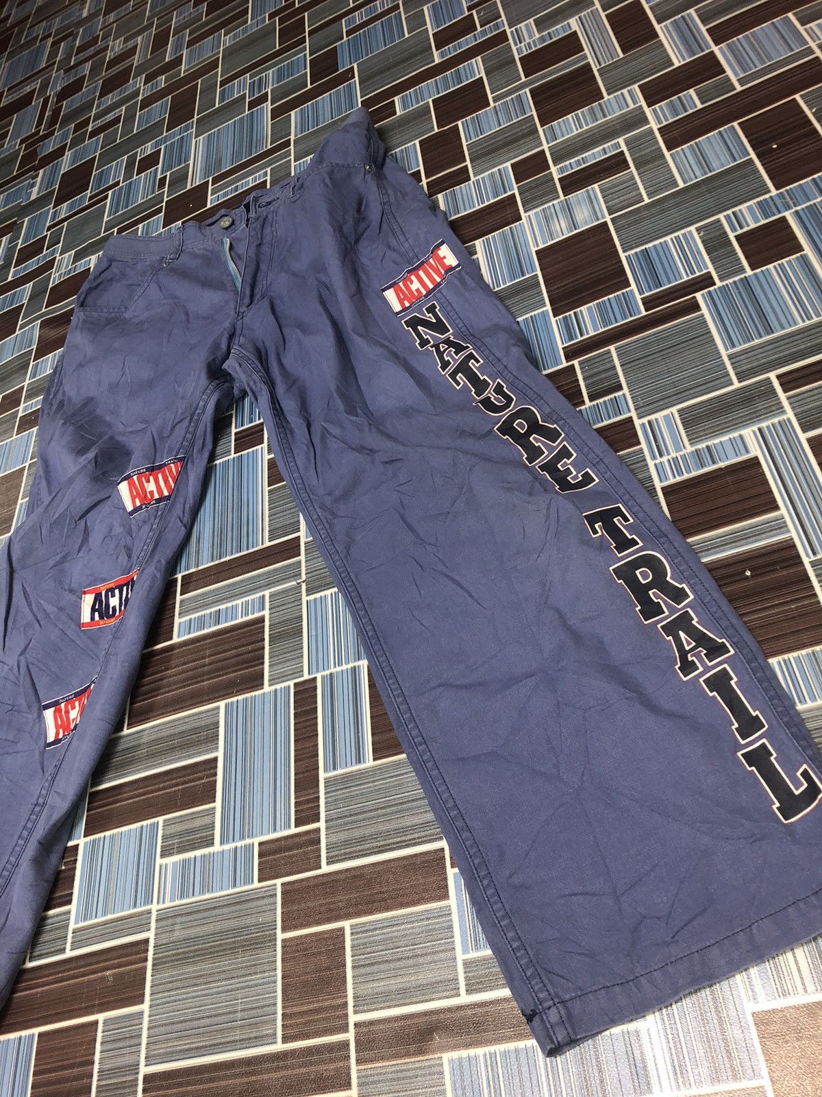 Designer × Japanese Brand Vintage Pants Nature Trail Active Smart Casual Pant Size US 29 - 1 Thumbnail