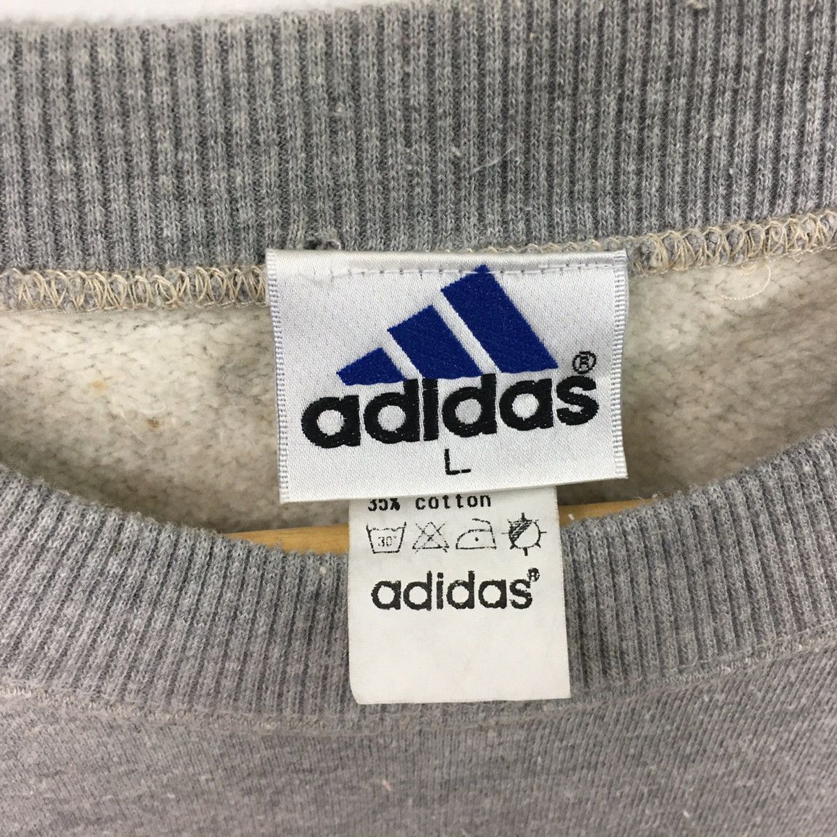 Adidas Vintage 90s ADIDAS TREFOIL Equipment Grey Streetwear Size US L / EU 52-54 / 3 - 3 Thumbnail