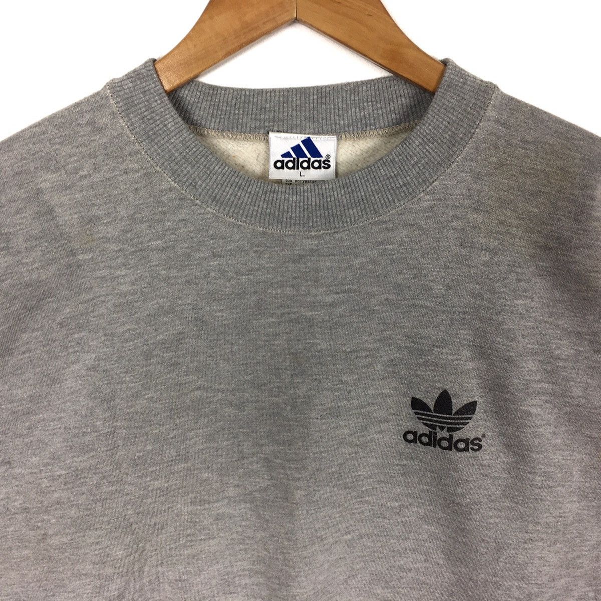 Adidas Vintage 90s ADIDAS TREFOIL Equipment Grey Streetwear Size US L / EU 52-54 / 3 - 2 Thumbnail