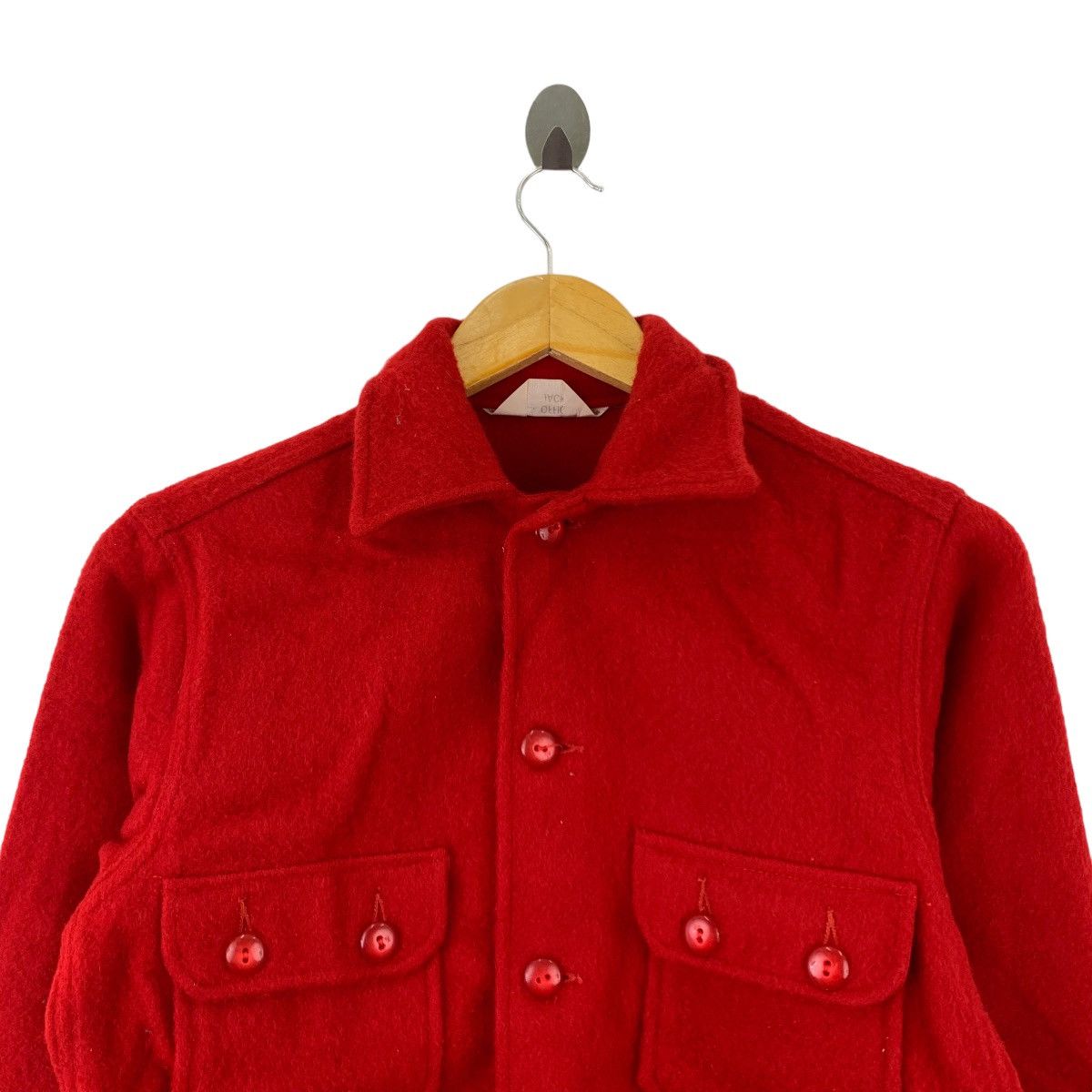Vintage Vintage OFFICIAL BOY SCOUTS Of America Usa Pockets Wool Red Size US S / EU 44-46 / 1 - 2 Thumbnail