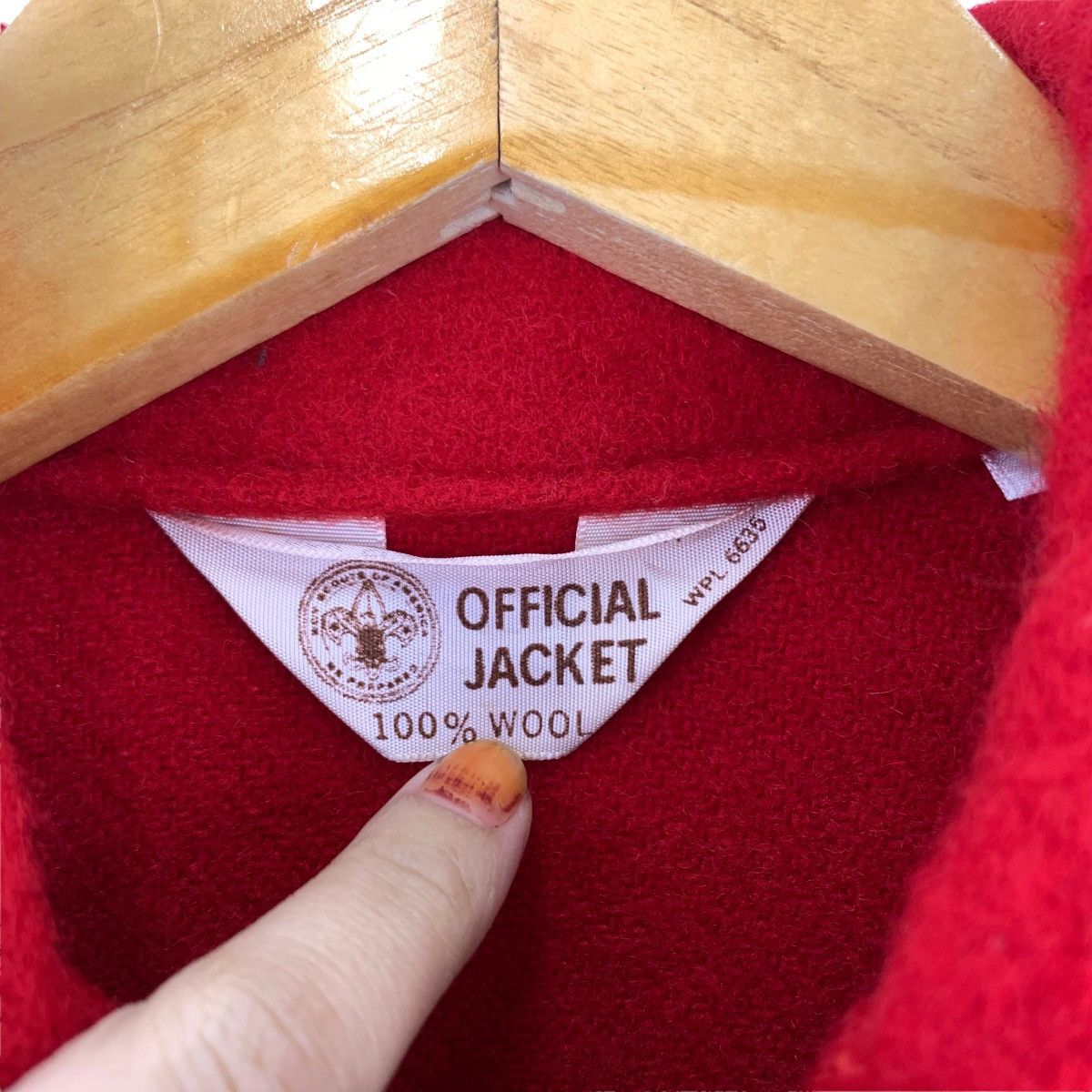 Vintage Vintage OFFICIAL BOY SCOUTS Of America Usa Pockets Wool Red Size US S / EU 44-46 / 1 - 3 Thumbnail