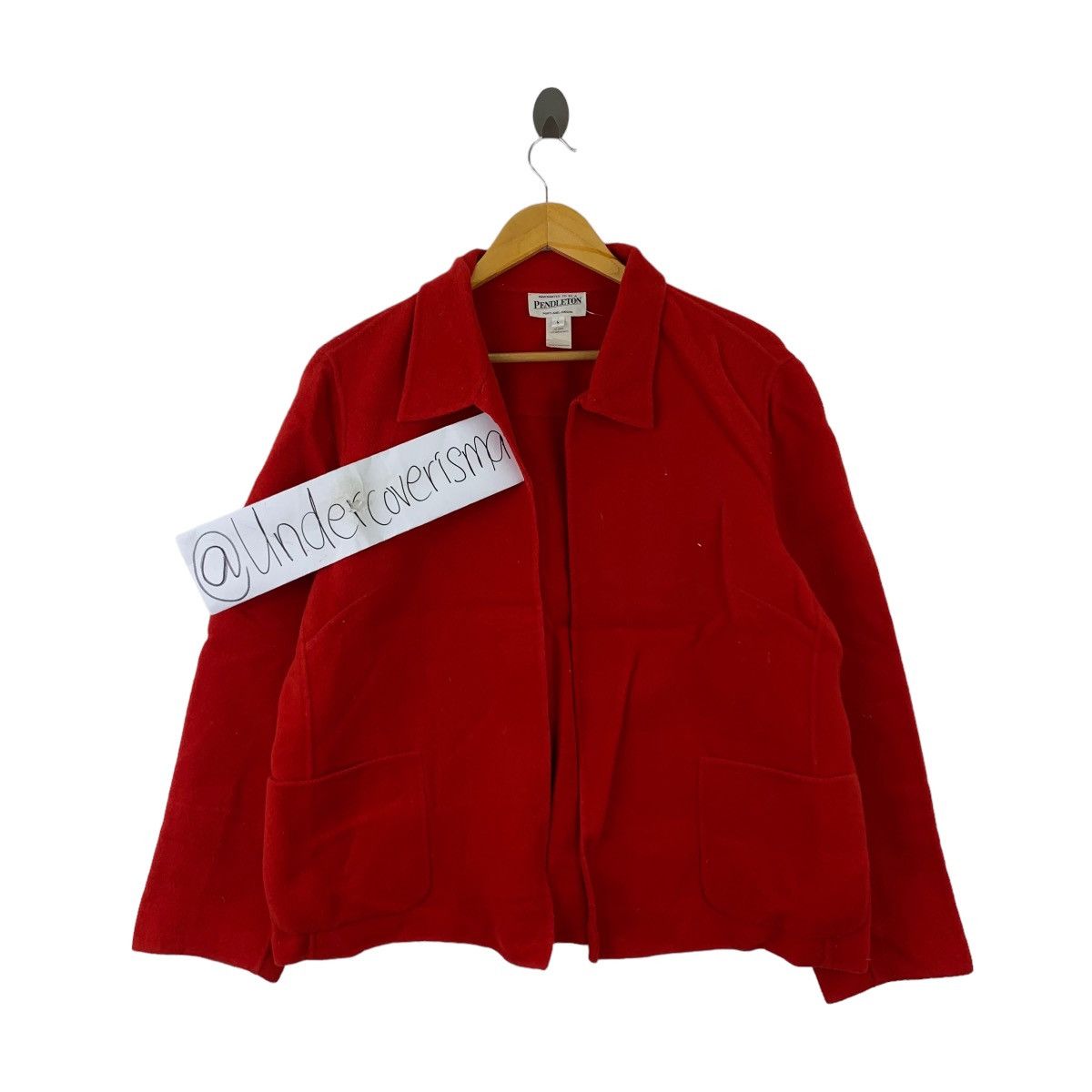 Pendleton Vintage WARRANTED To Be A PENDLETON Wool Red Coat Size US L / EU 52-54 / 3 - 1 Thumbnail