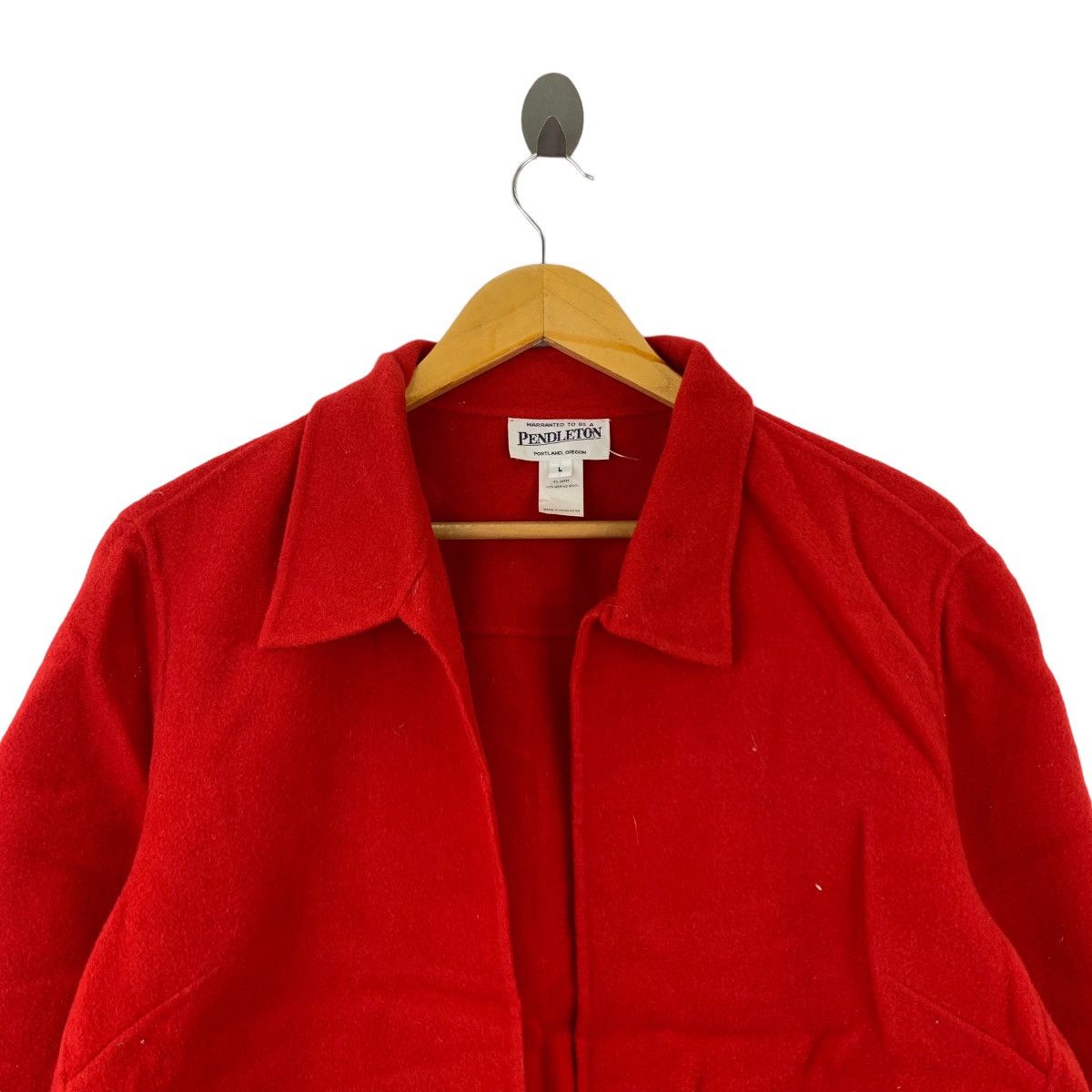 Pendleton Vintage WARRANTED To Be A PENDLETON Wool Red Coat Size US L / EU 52-54 / 3 - 2 Thumbnail