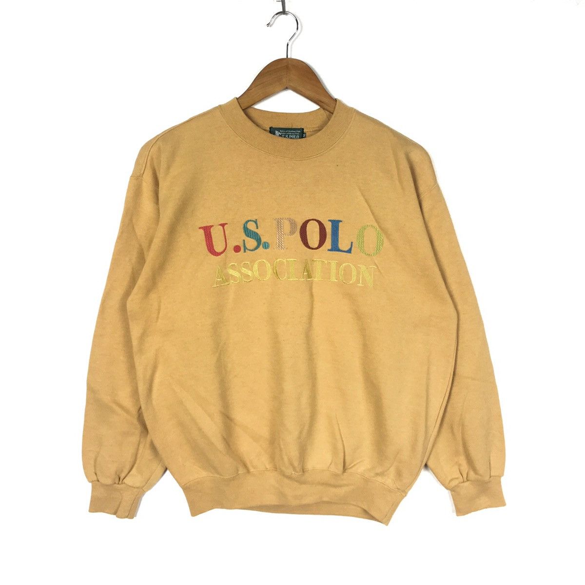 U.S POLO ASSOCIATION Multi Color Big Embroidered Yellow