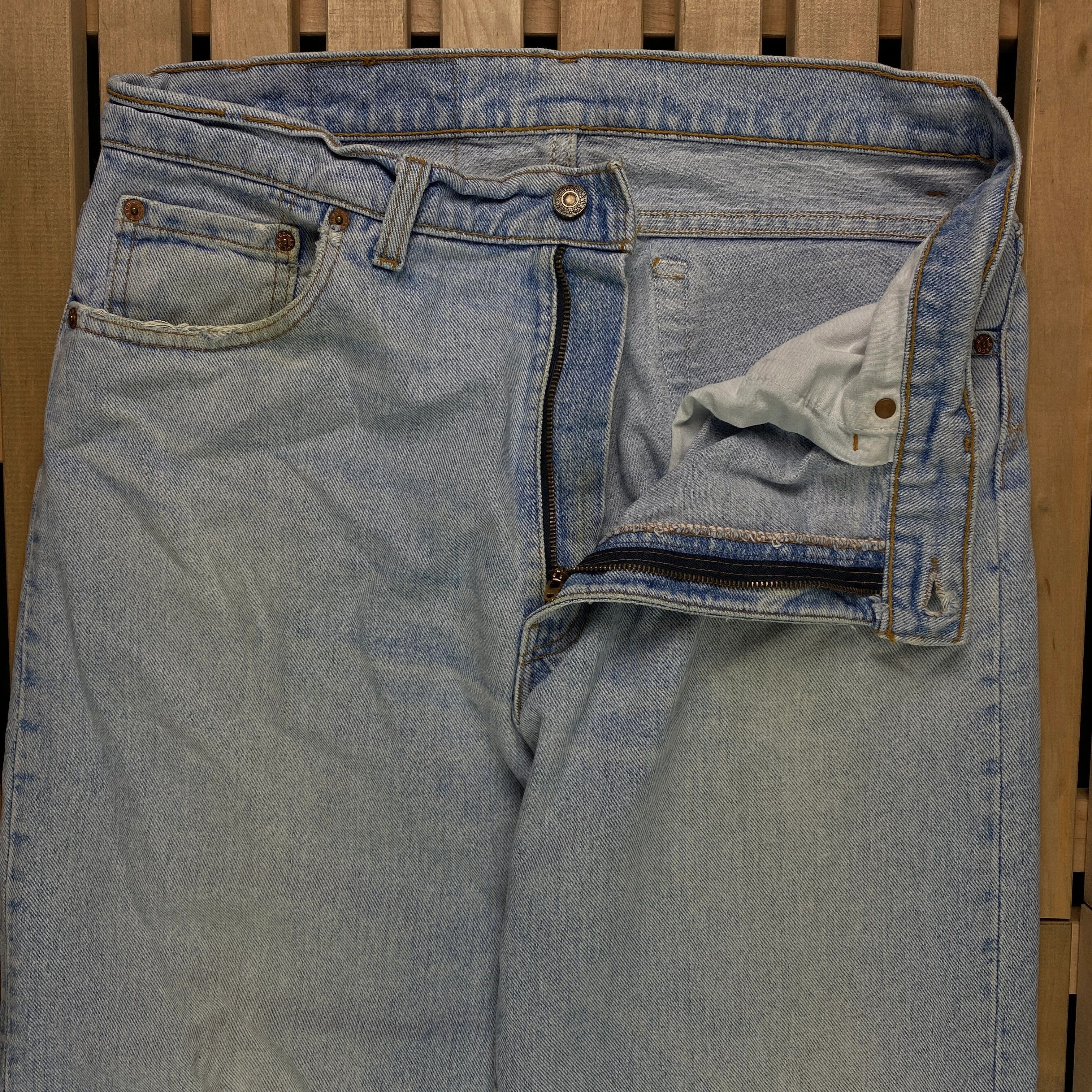 Levi's × Vintage Mens Jeans Denim Levis Vintage Madi In USA Size 38 Size US 38 / EU 54 - 5 Thumbnail