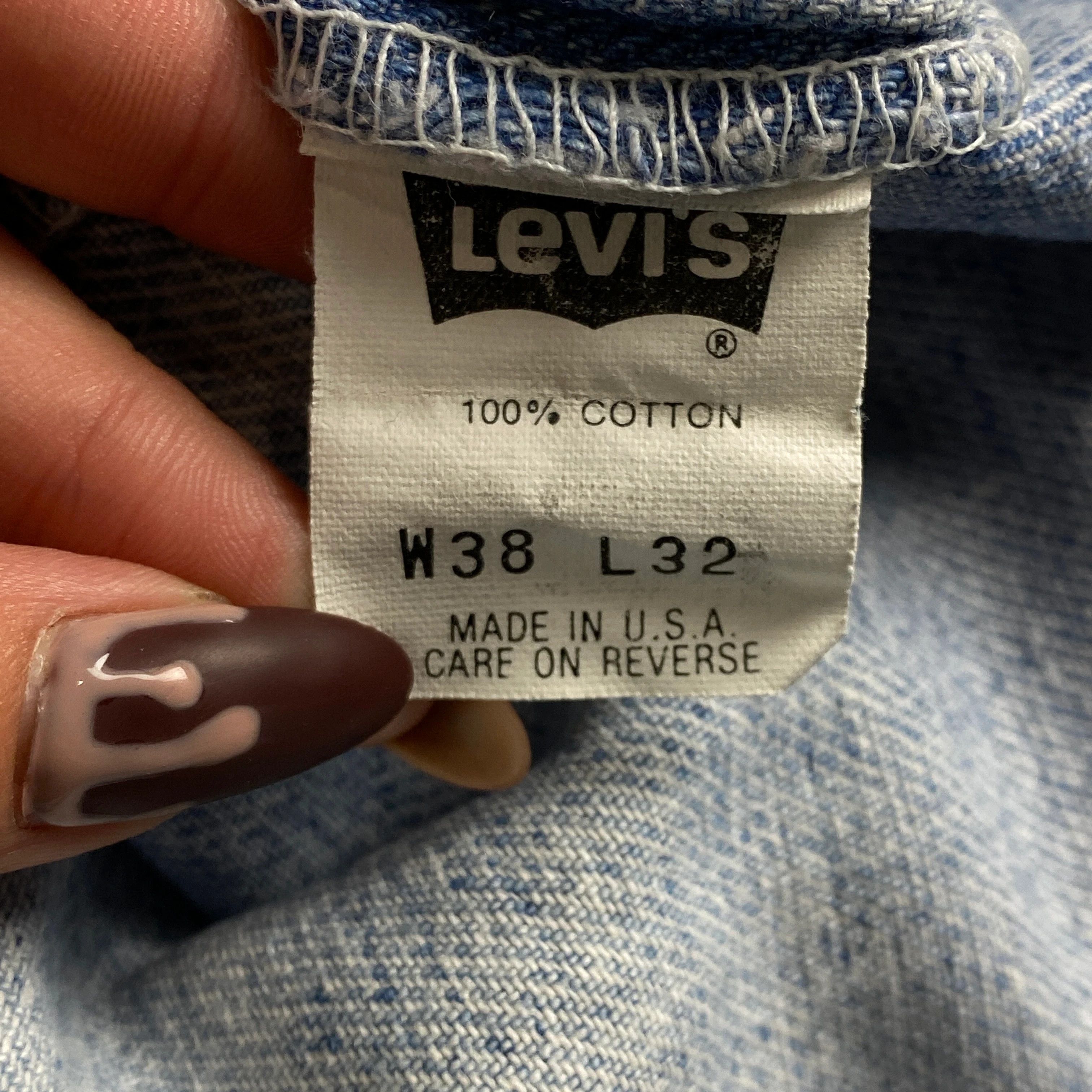 Levi's × Vintage Mens Jeans Denim Levis Vintage Madi In USA Size 38 Size US 38 / EU 54 - 6 Thumbnail