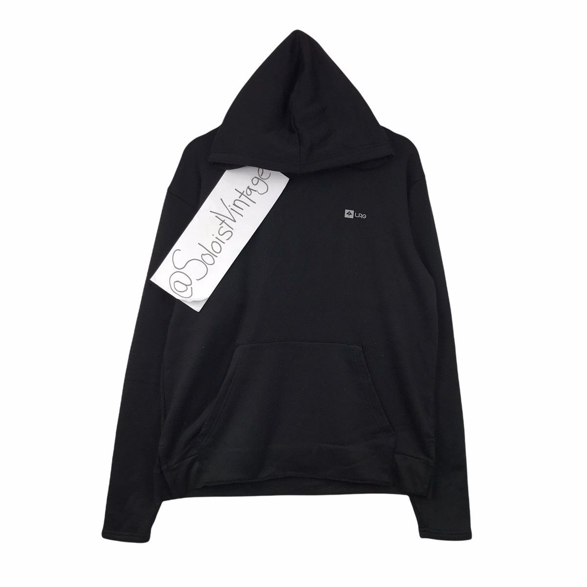 Vintage LIFTED RESEARCH GROUP LRG Japanese Brand Black Hoodie Size US S / EU 44-46 / 1 - 1 Thumbnail