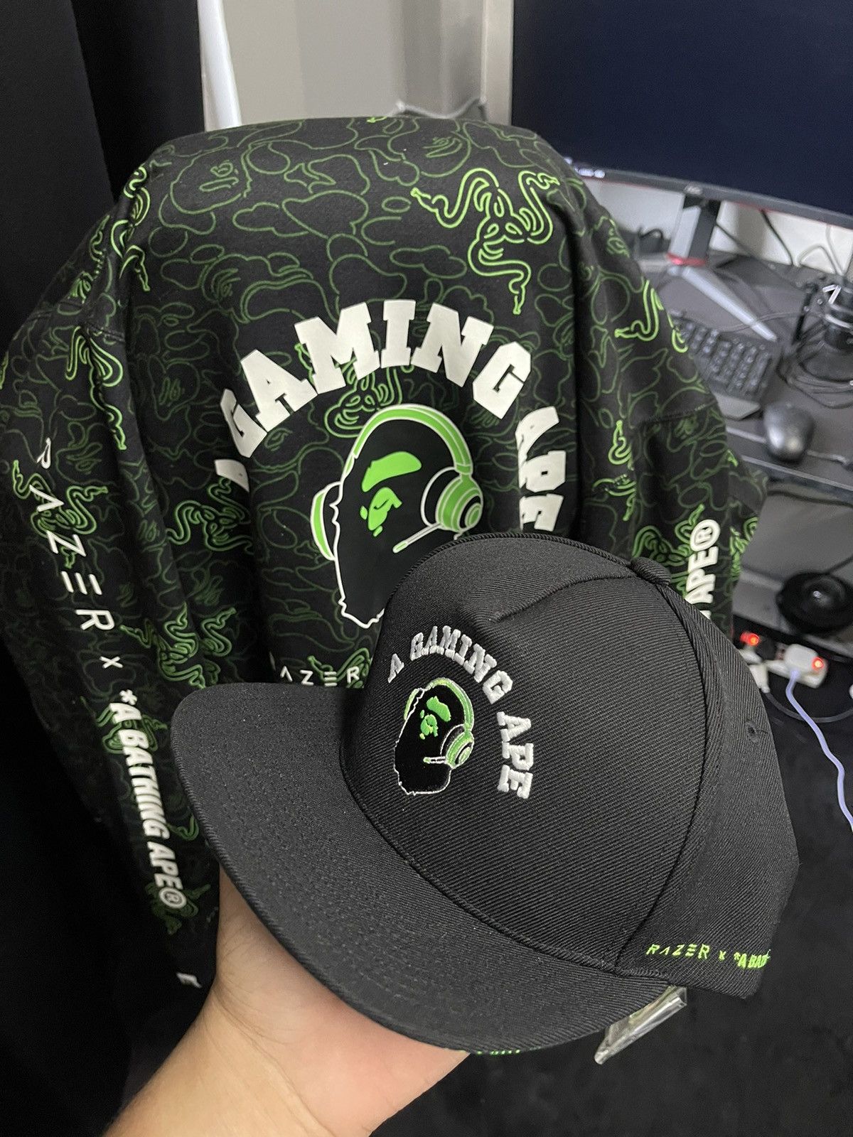 Bape Bape X Razer Cap | Grailed