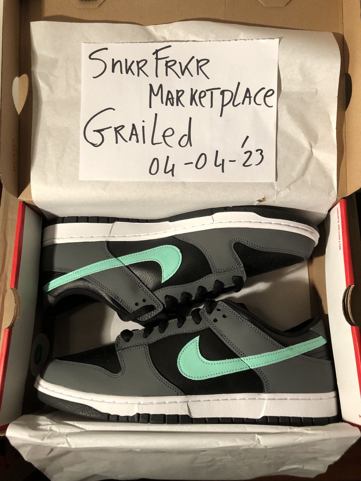 Nike Dunk Low Retro “Green Glow” FB3359-001 US14