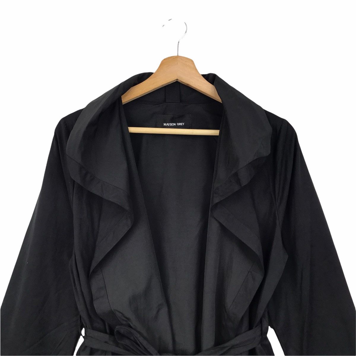 Japanese Brand MAYSON GREY Japanese Brand Black Robe Size US L / EU 52-54 / 3 - 3 Thumbnail