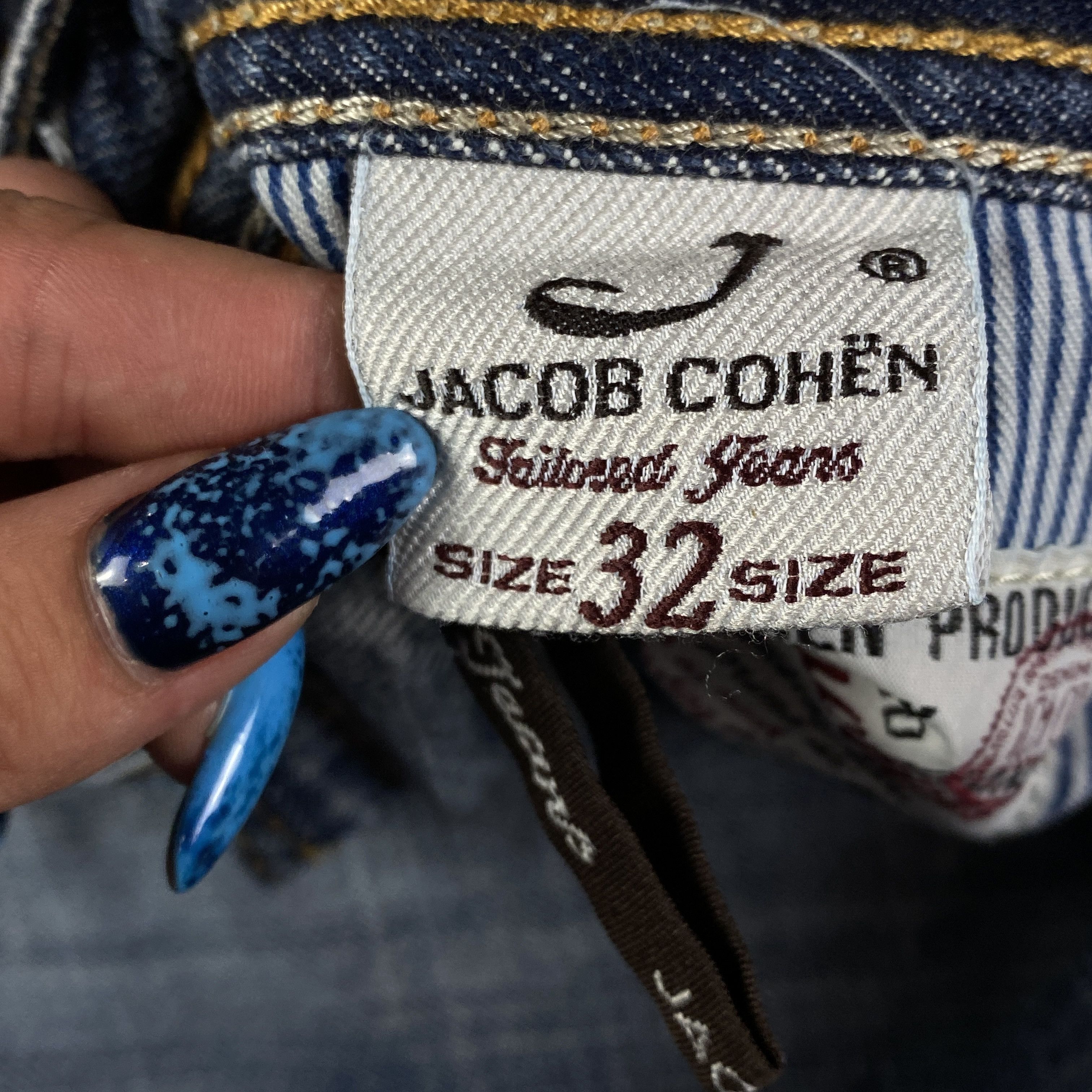 Jacob Cohen × Vintage Men’s Denim Jeans Pants Jacob Cohen Vintage Size 32 Size US 32 / EU 48 - 7 Thumbnail