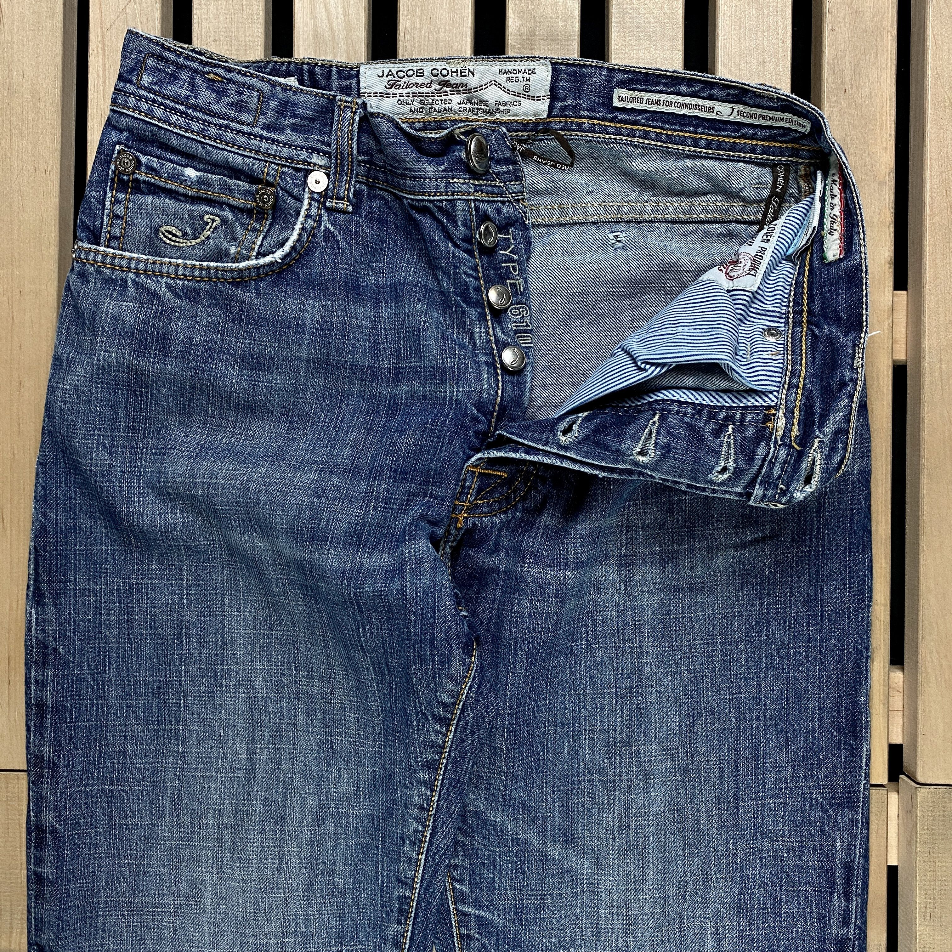 Jacob Cohen × Vintage Men’s Denim Jeans Pants Jacob Cohen Vintage Size 32 Size US 32 / EU 48 - 4 Thumbnail