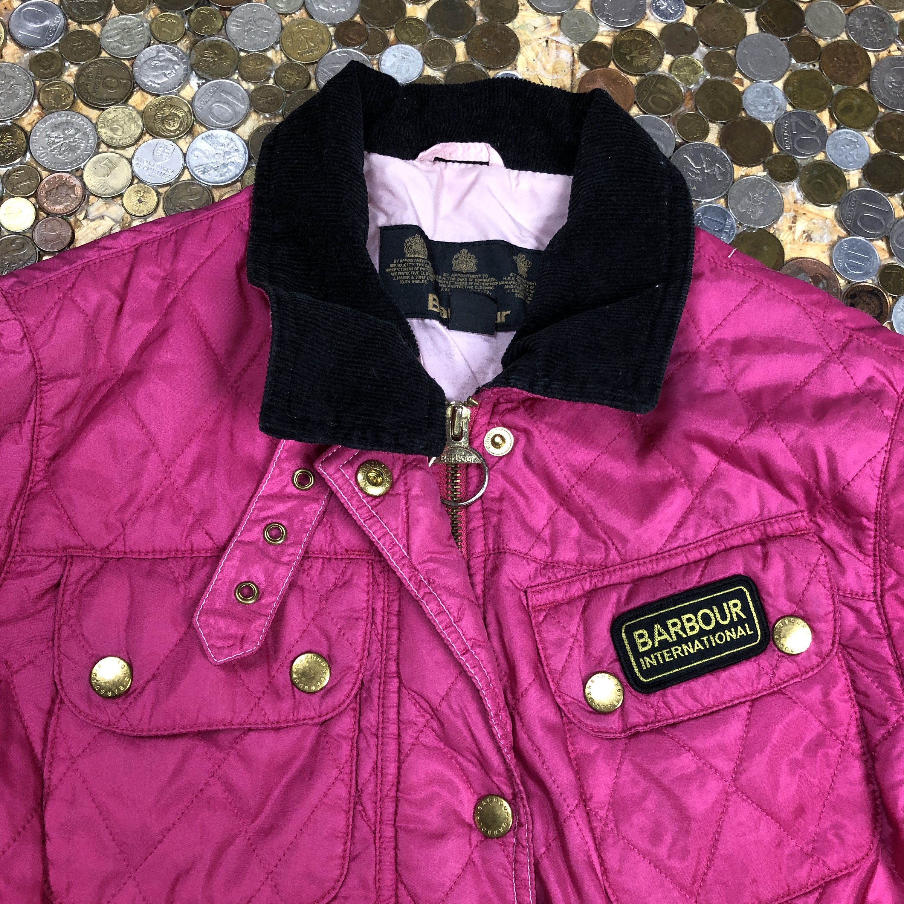 Barbour Barbour Vintage Pink Jacket 90's Size US M / EU 48-50 / 2 - 2 Thumbnail